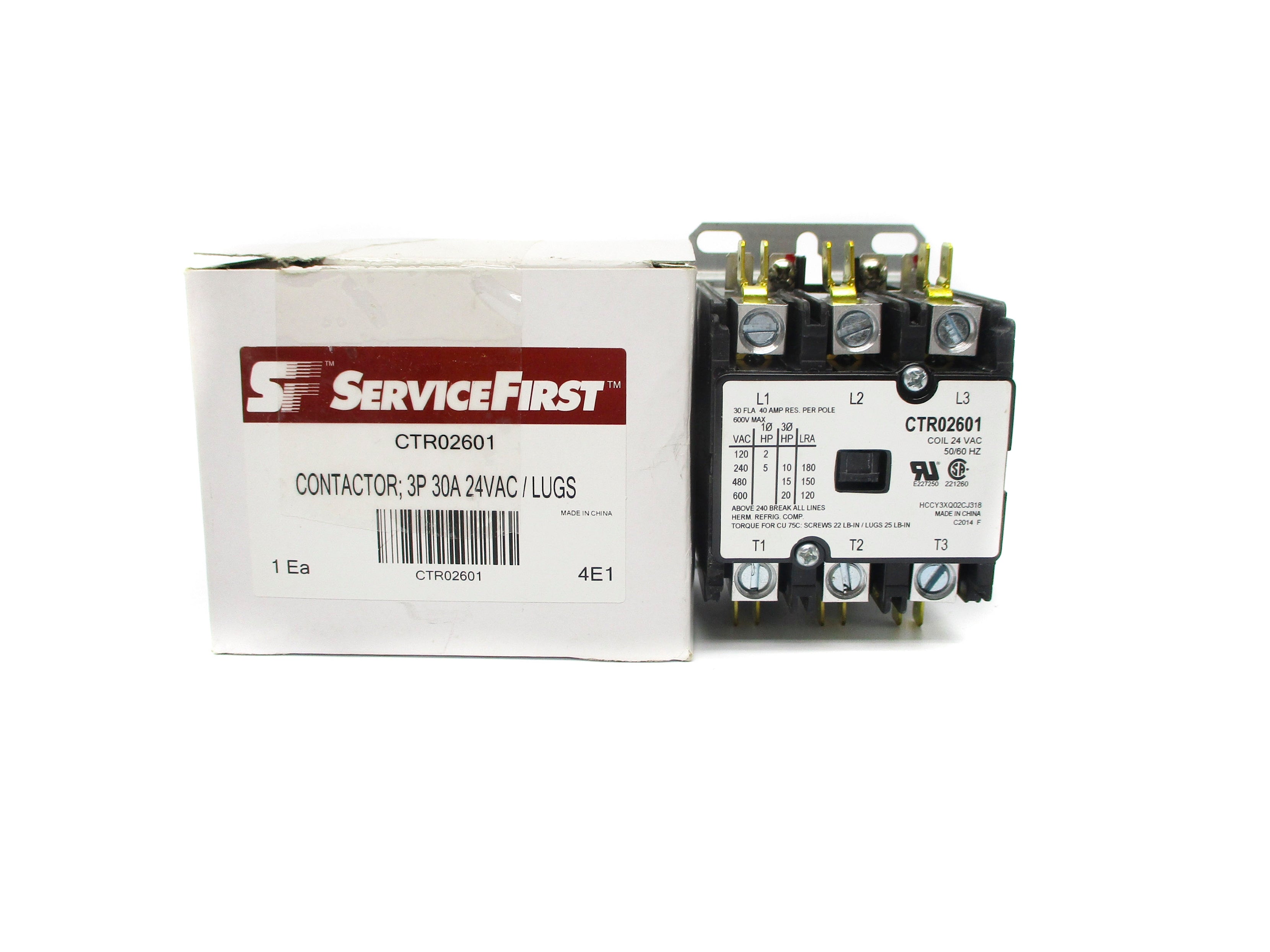 SERVICE FIRST CTR02601 24VAC NSMP