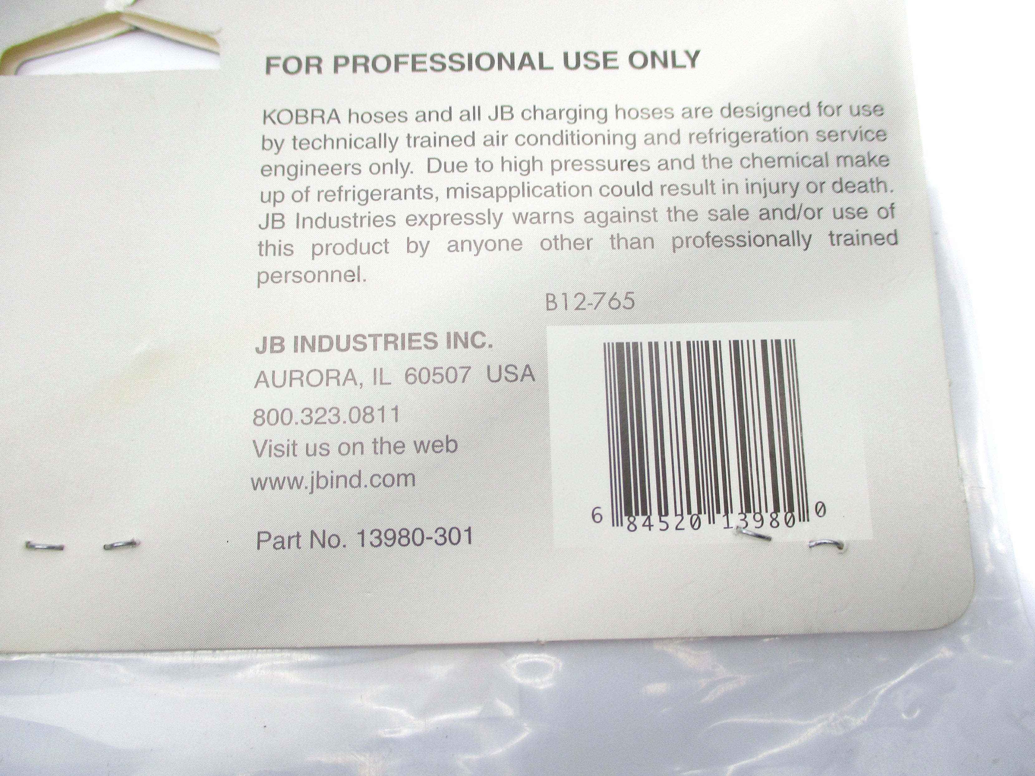 JB INDUSTRIES CCLV-6 (PKG OF 3) NSMP