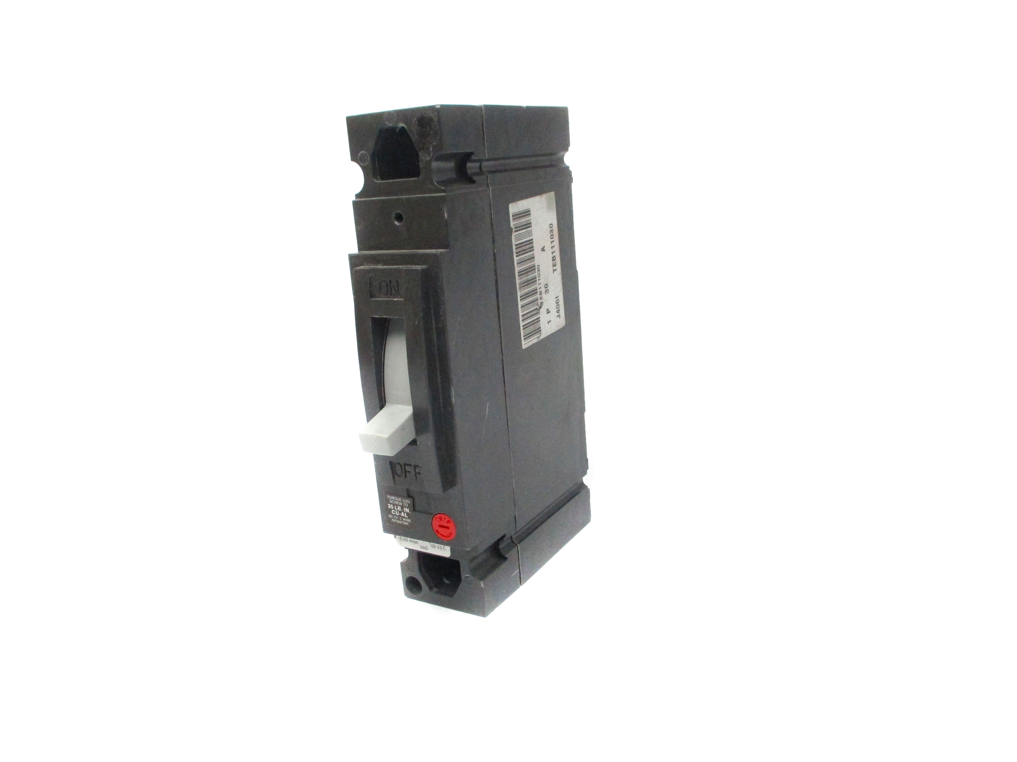 GENERAL ELECTRIC TEB111030 30A 120VAC NSNP