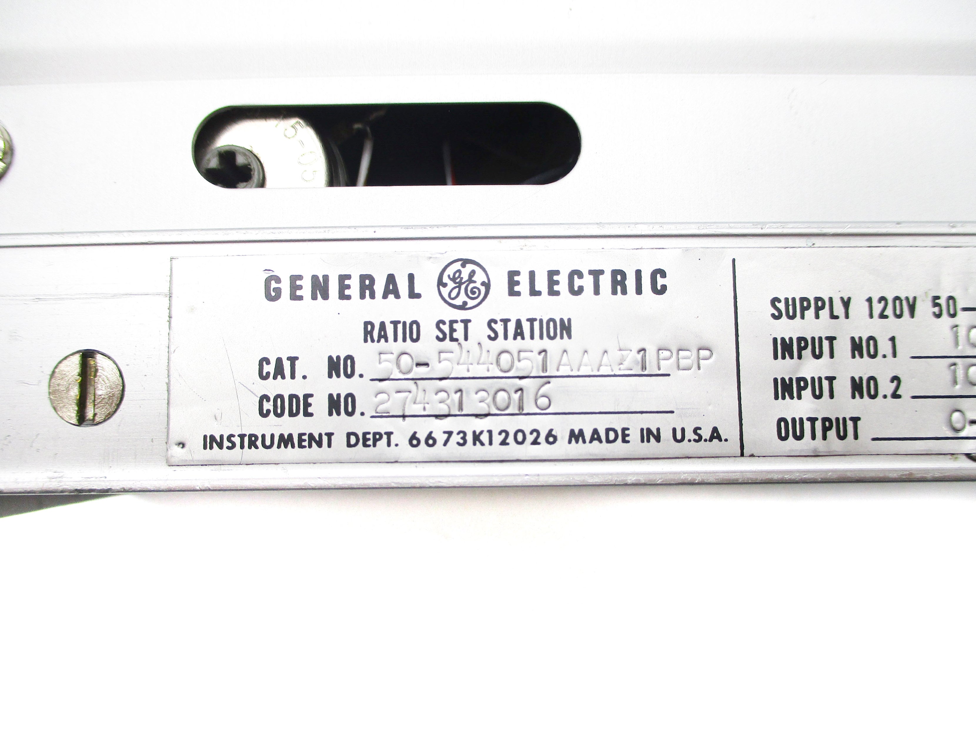 GENERAL ELECTRIC 50-544051AAAZ1PBP UNMP
