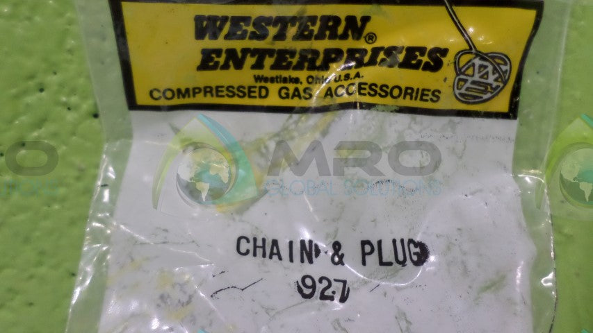 WESTERN ENTERPRISES 927 CHAIN AND PLUG *NEW IN ORIGINAL PACKAGE*