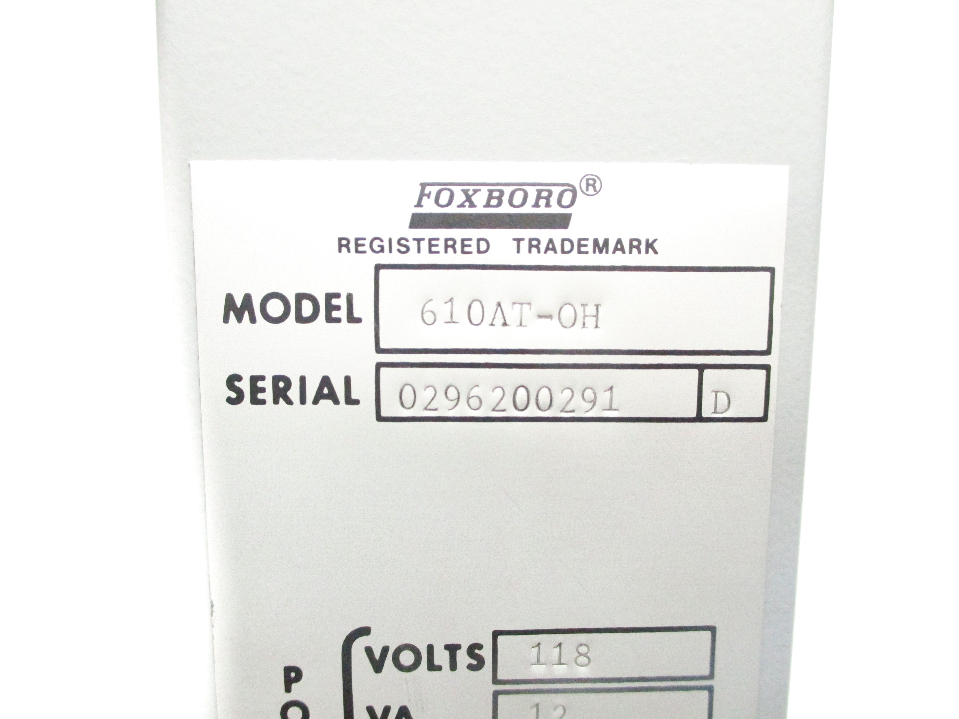 FOXBORO 610AT-OH NSNP