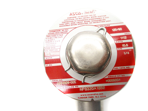 ASCO NP8320A185E 120V 150PSI 1/4" NSNP