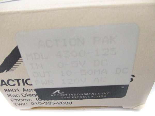 ACTION PAK 4300-125 120VAC NSMP