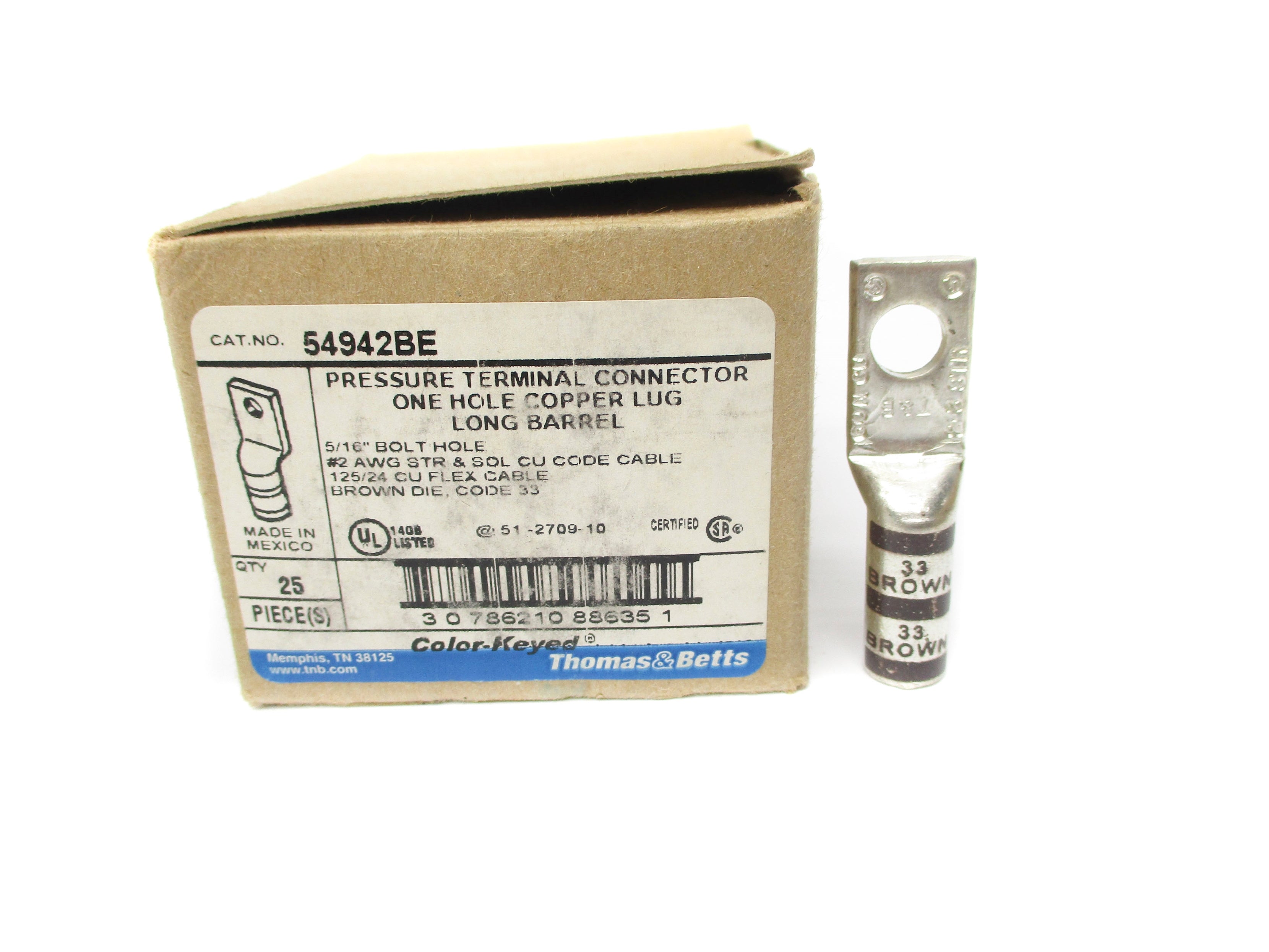 THOMAS & BETTS 54942BE (PKG OF 25) NSMP