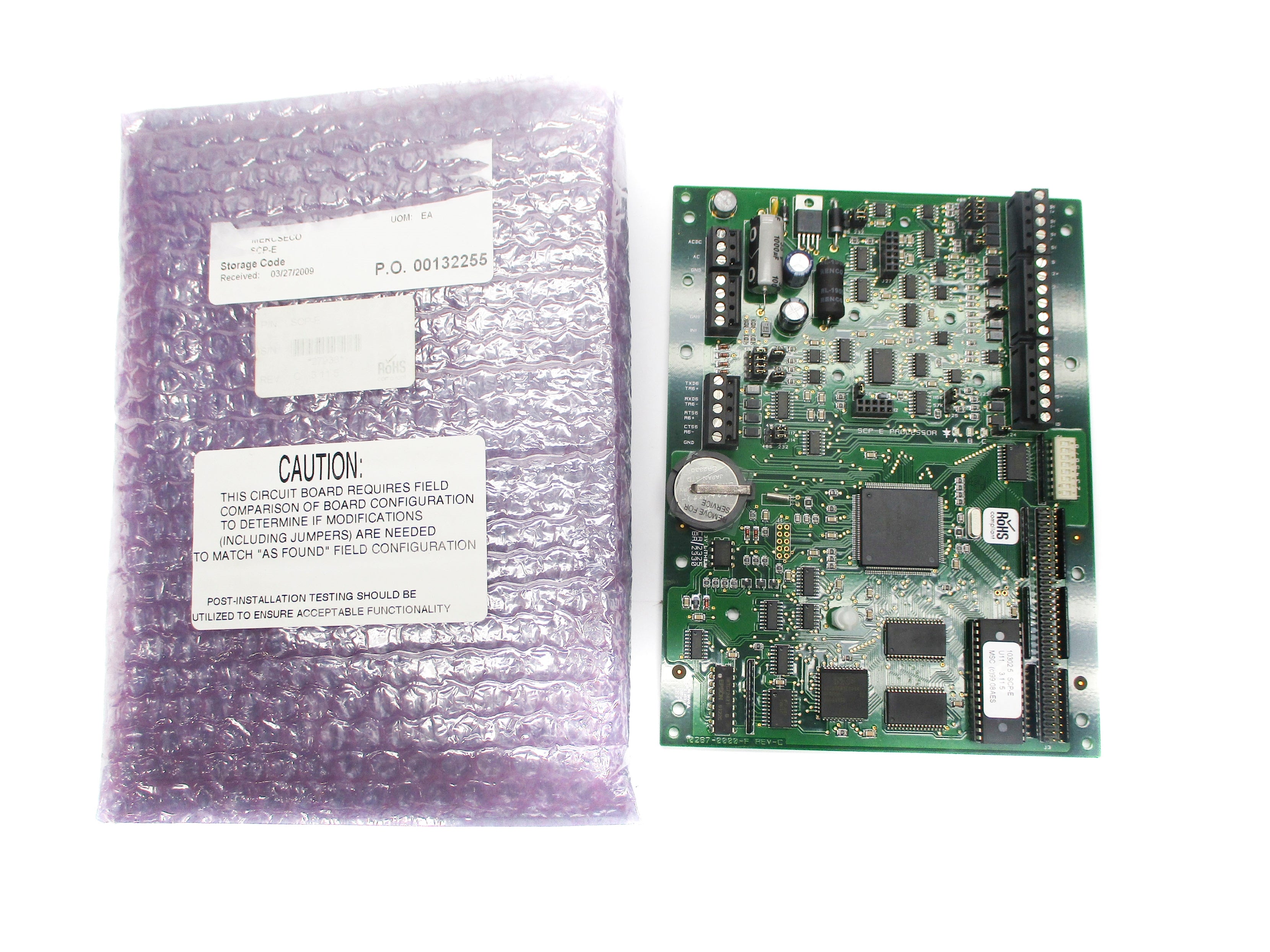 LENEL SCP-E 10287-0000-F REV. C NSNP