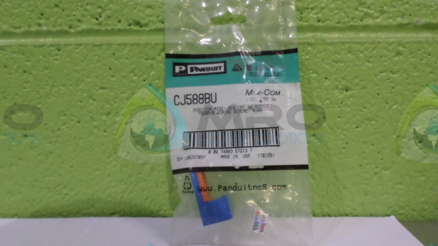PANDUIT CJ588BU MINI JACK MODULE *NEW IN ORIGINAL PACKAGE*