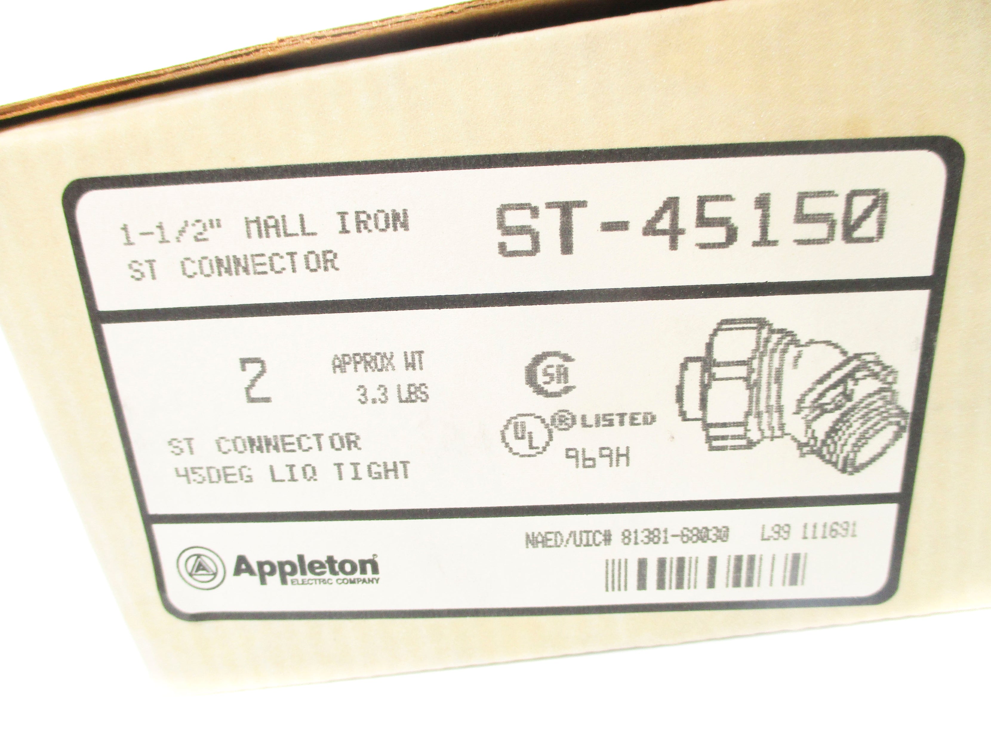 APPLETON ST-45150 (PKG OF 2) NSMP
