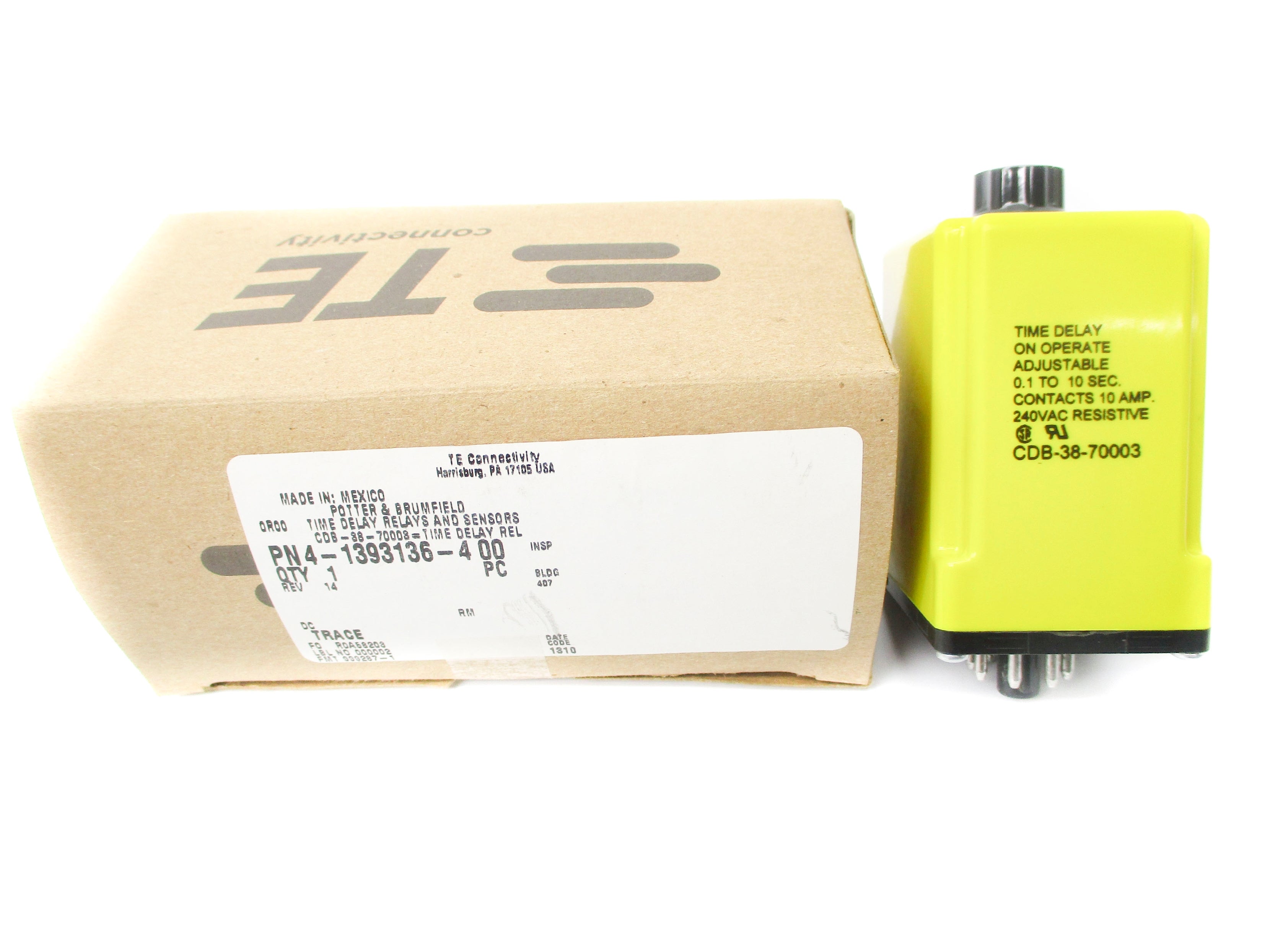 POTTER & BRUMFIELD CDB-38-70003 10A 240VAC NSMP