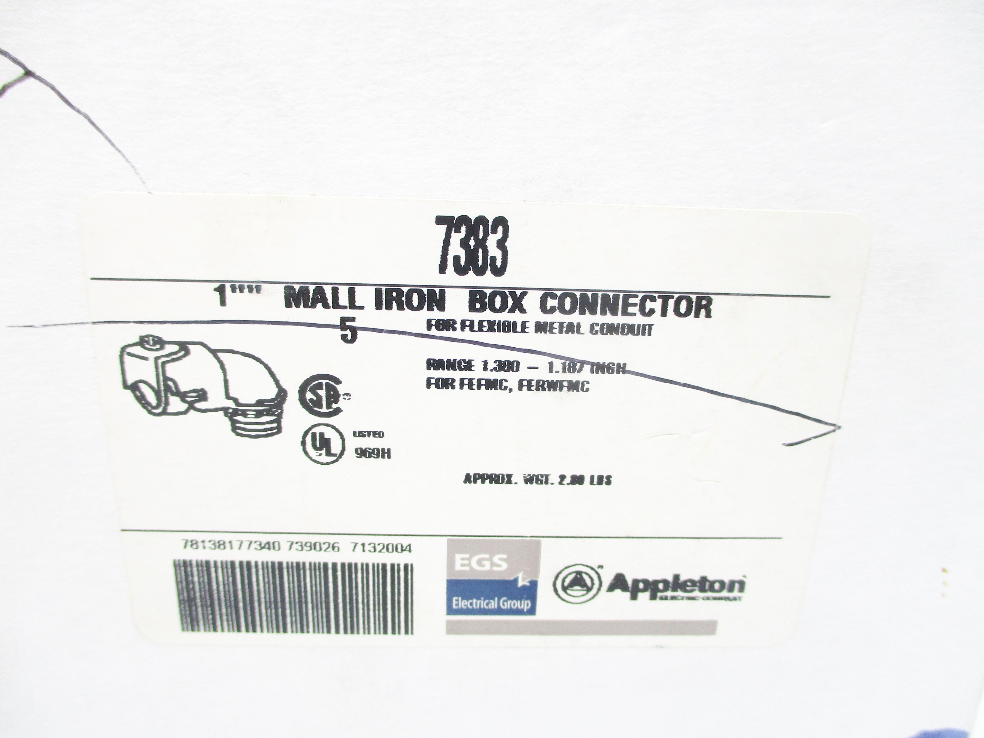 APPLETON 7383 (PKG OF 5) NSMP