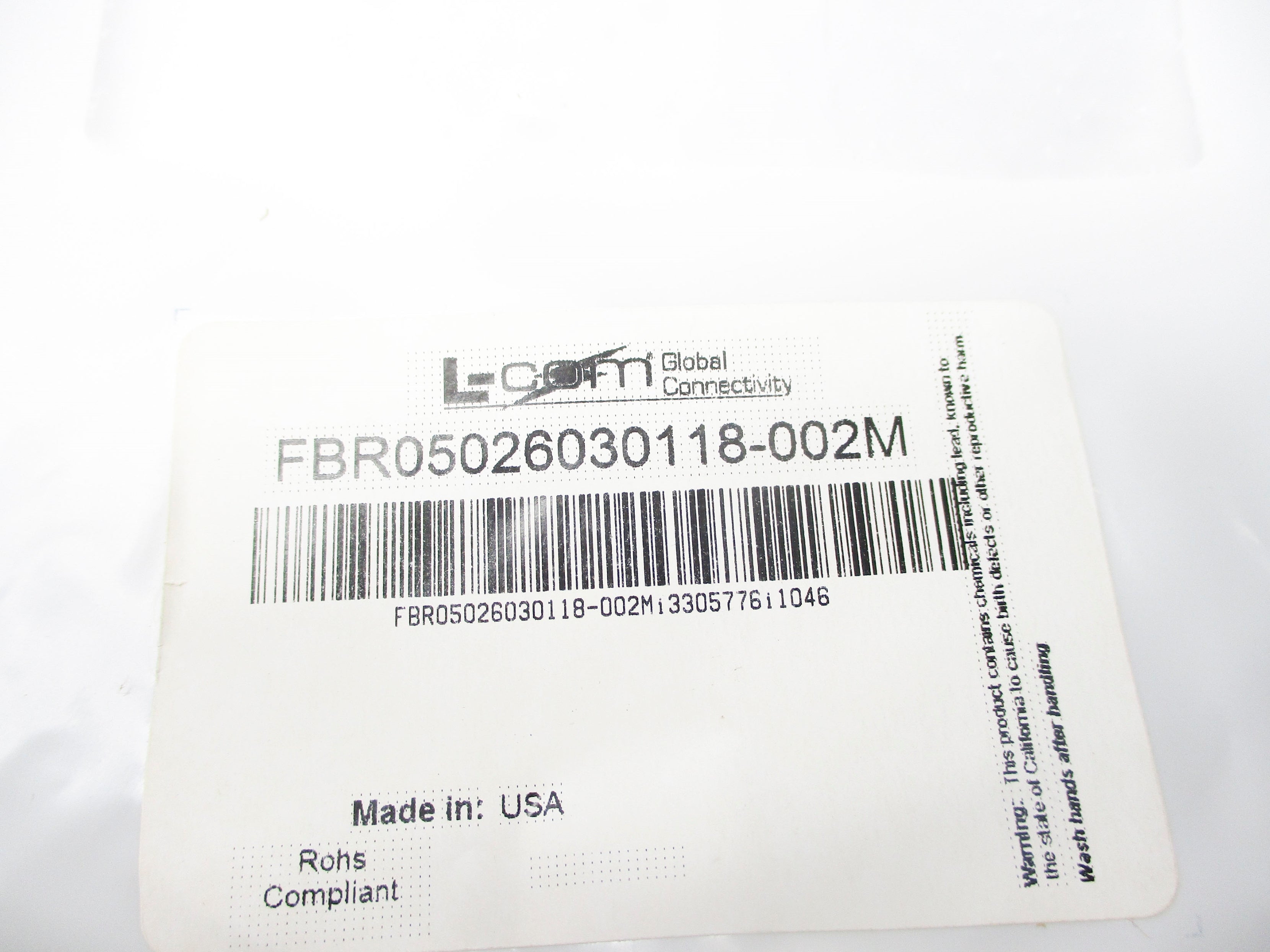 L-COM FBR05026030118-002M NSMP