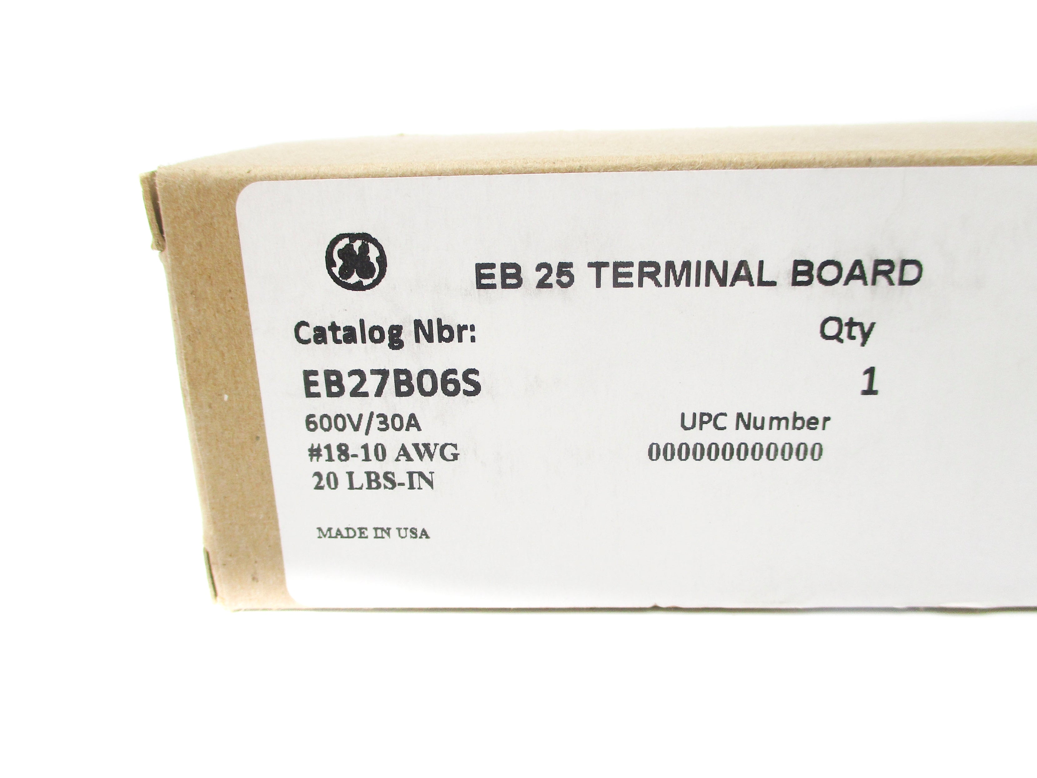GENERAL ELECTRIC EB27B06S NSMP