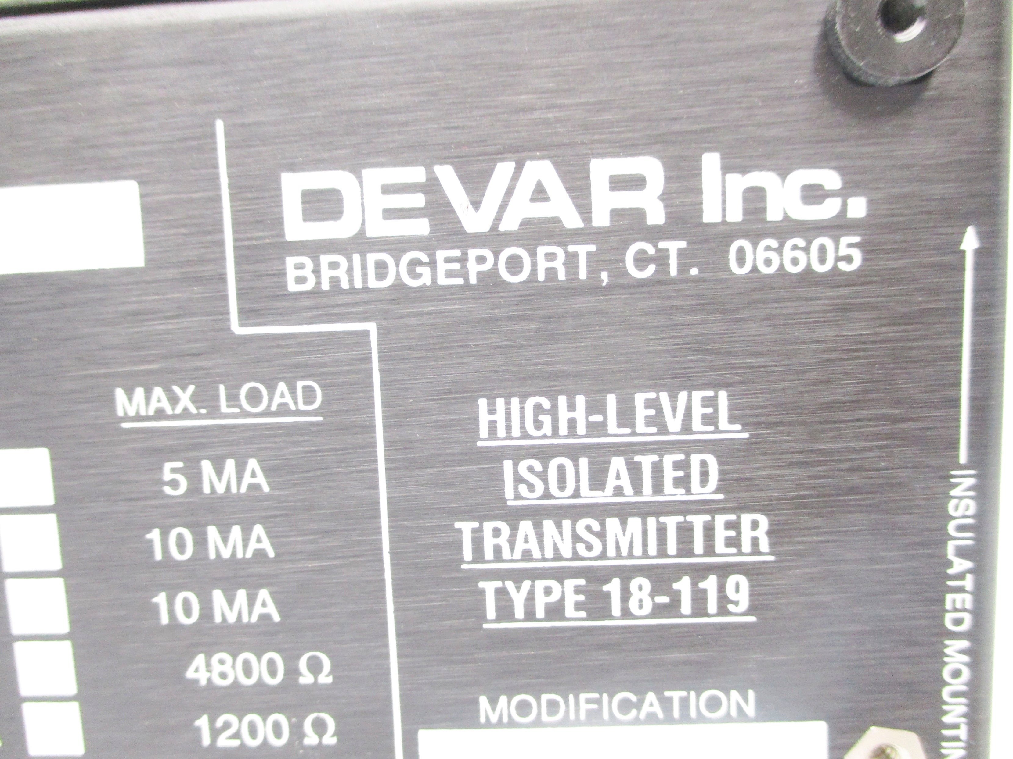 DEVAR 18-119 NSNP