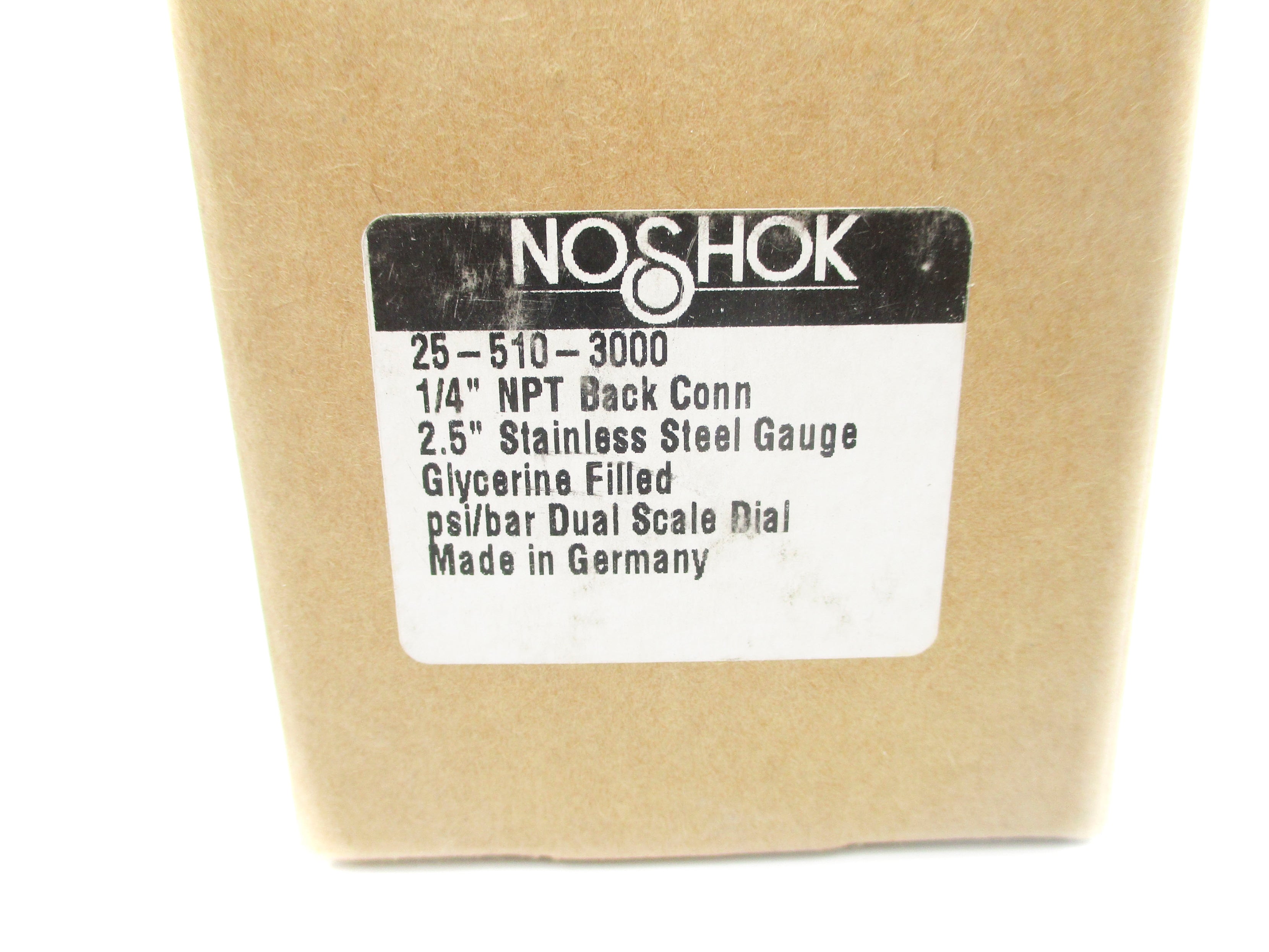 NOSHOK 25-510-3000 0-3000PSI NSMP