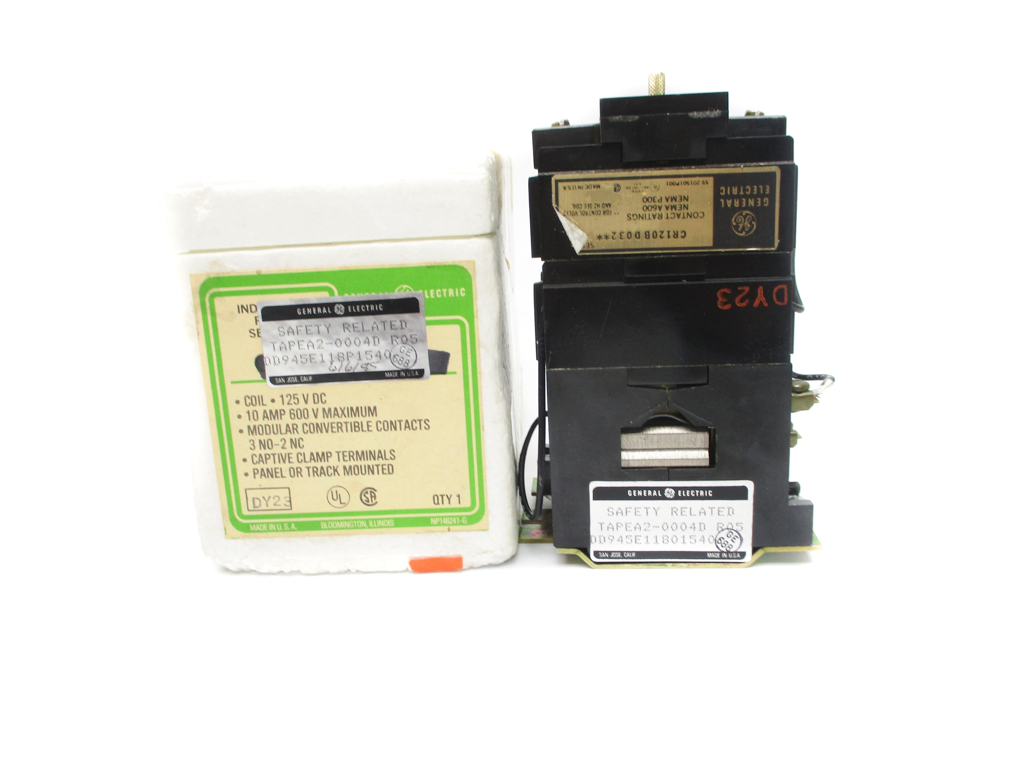 GENERAL ELECTRIC CR120BD032 125VDC 10A NSMP