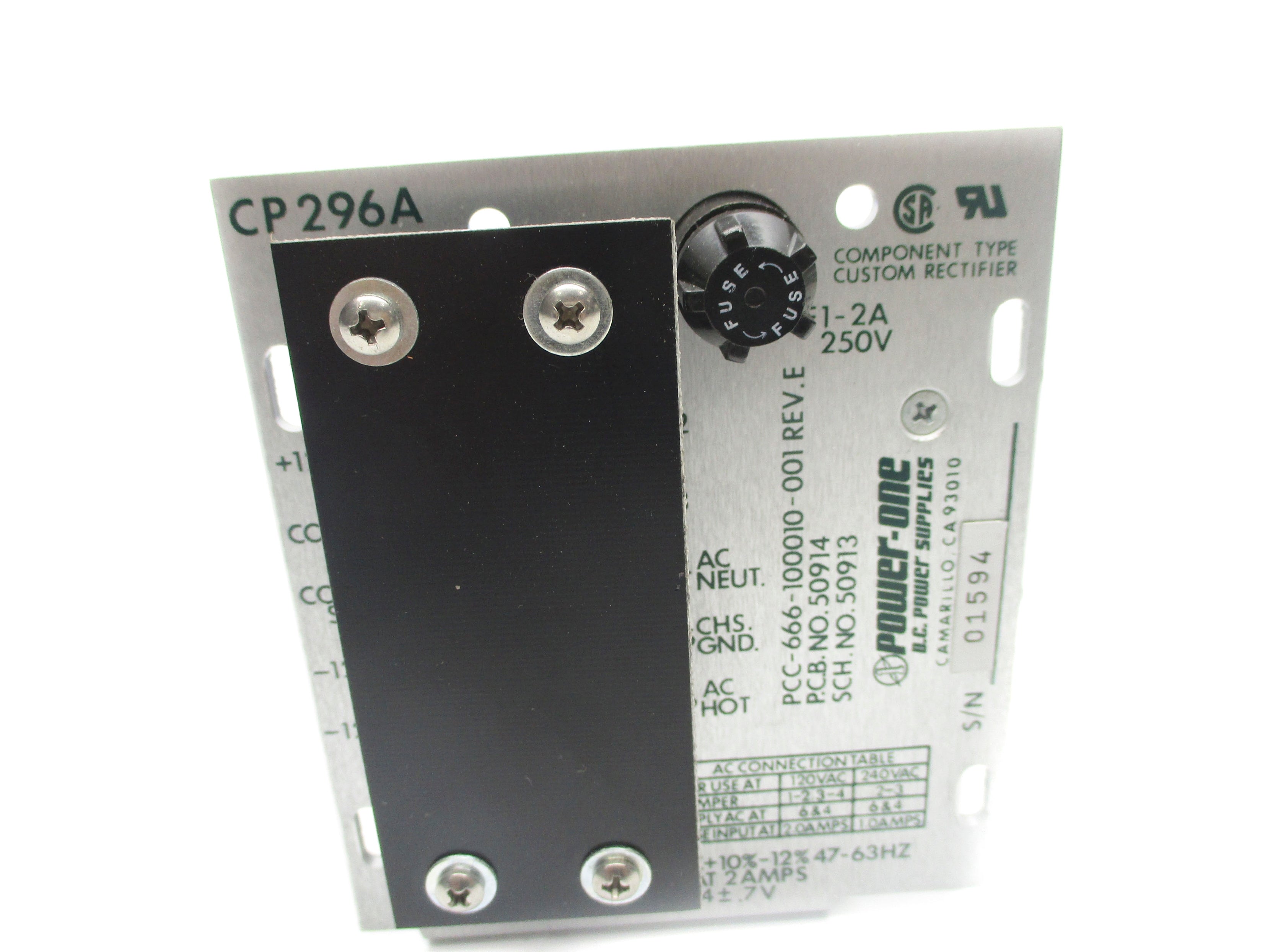 POWER-ONE CP296A UNMP