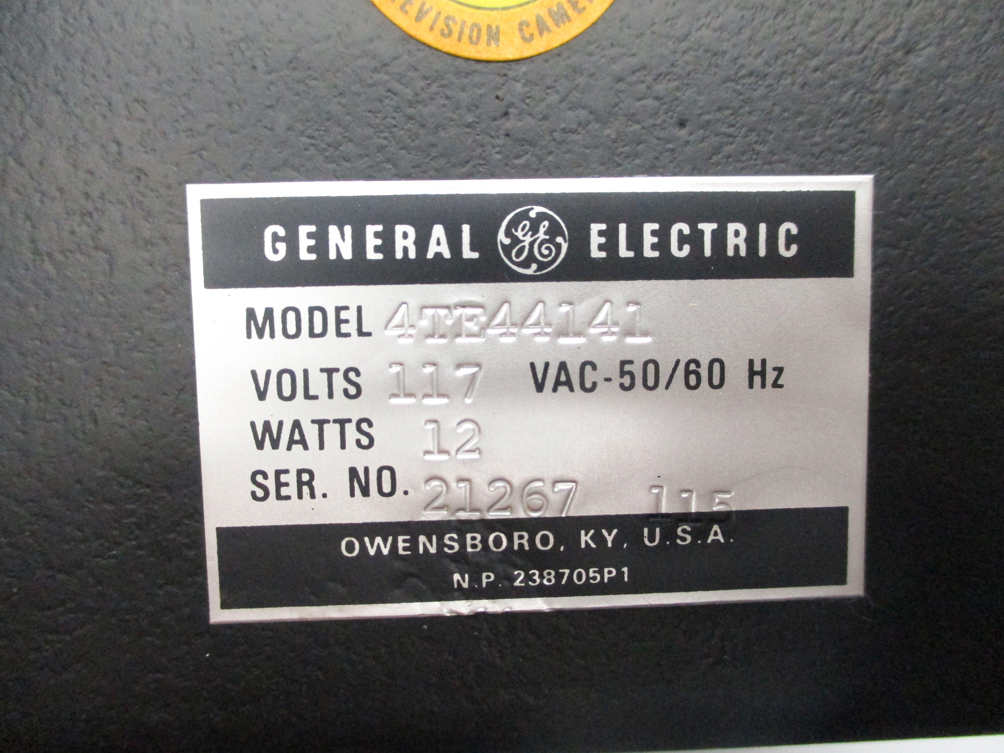GENERAL ELECTRIC 4TE44141 NSNP