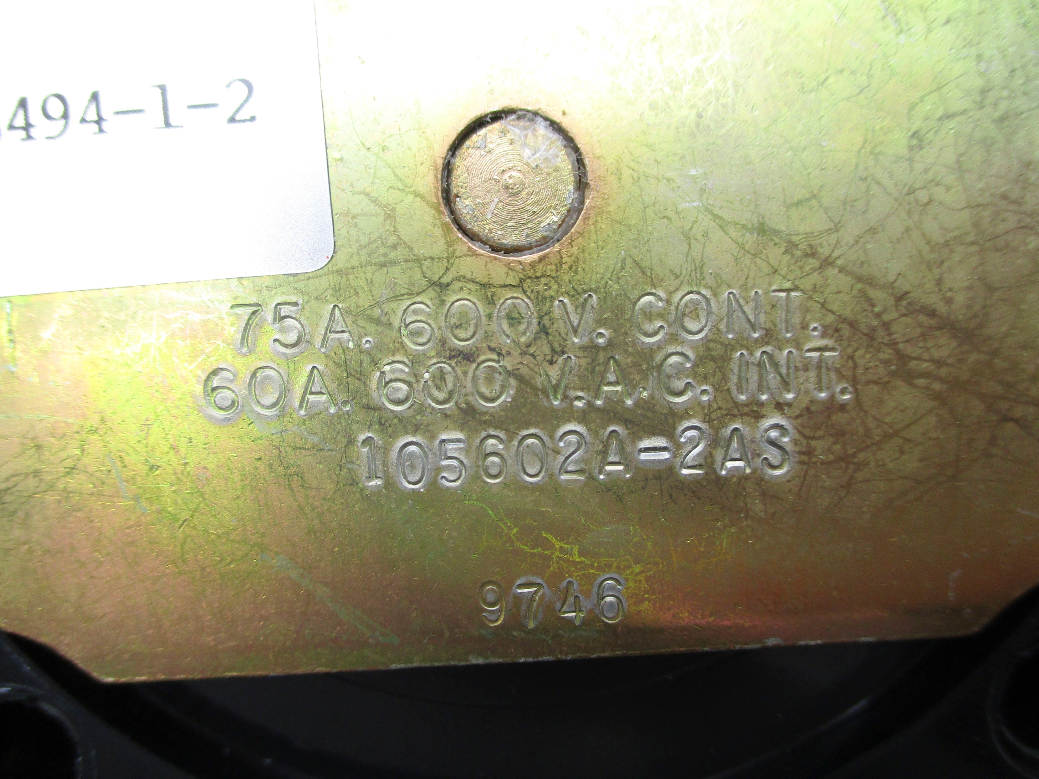 ELECTROSWITCH 105602A-2AS NSNP