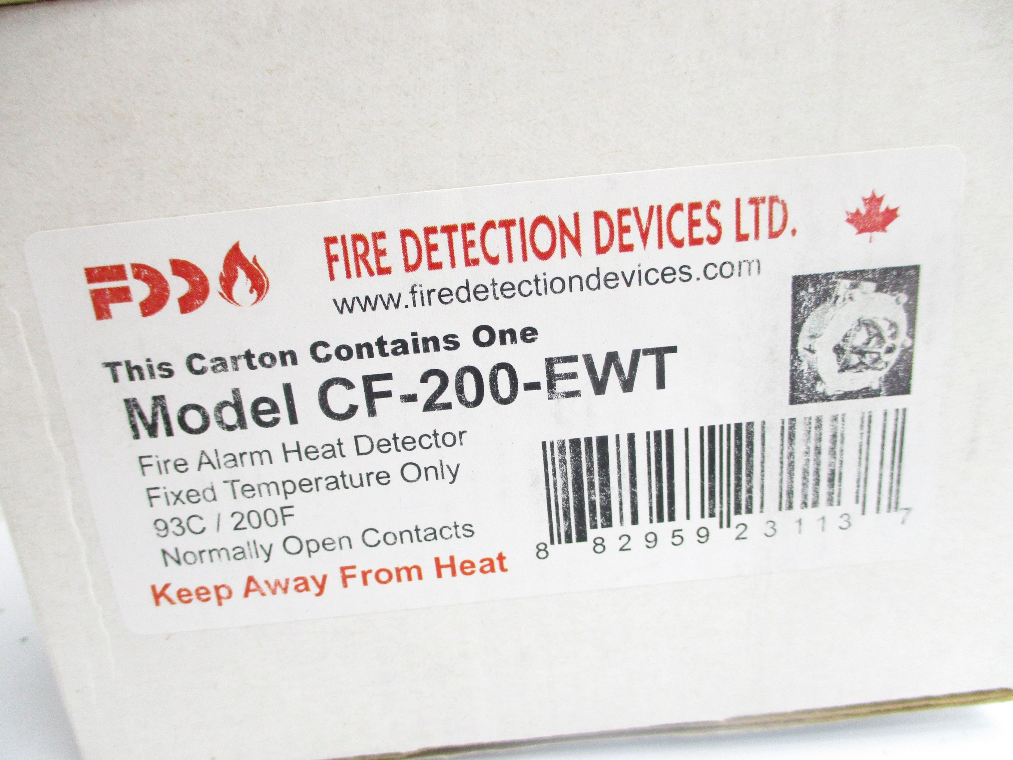 FIRE DETECTION DEVICES CF-200-EWT NSMP