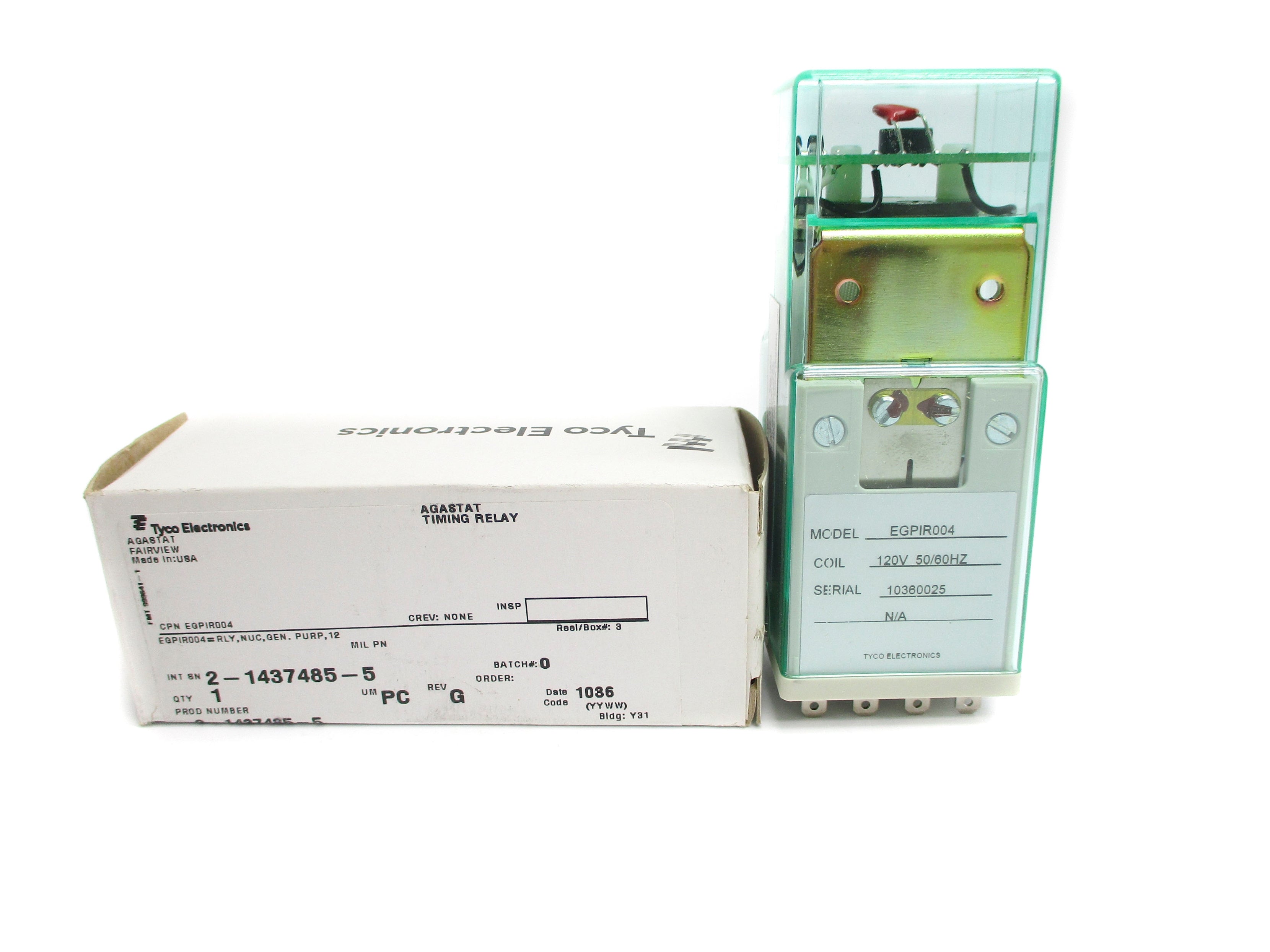 TYCO ELECTRONICS EGPIR004 2-1437485-5 120V NSMP