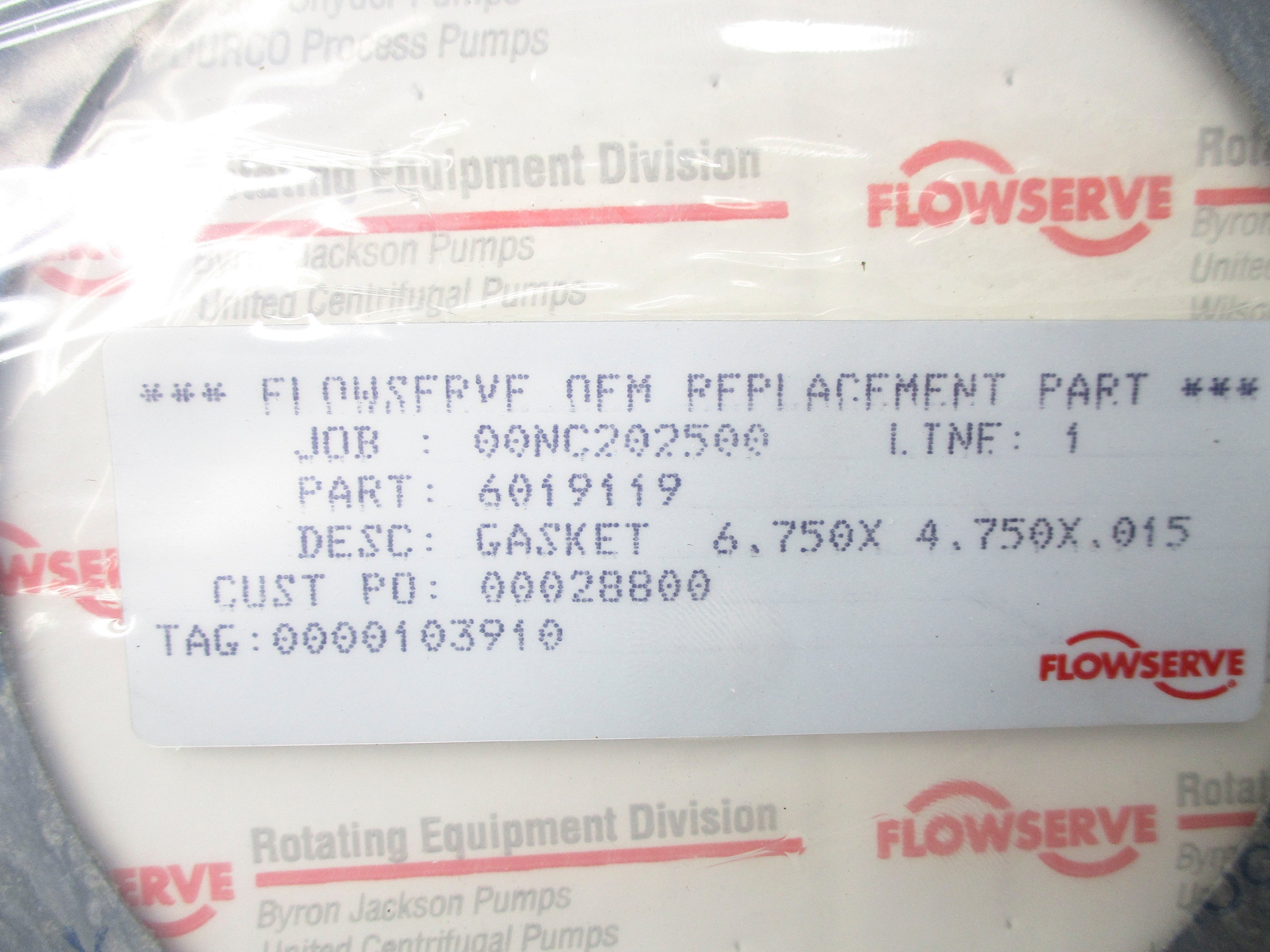 FLOWSERVE 6019119 NSMP