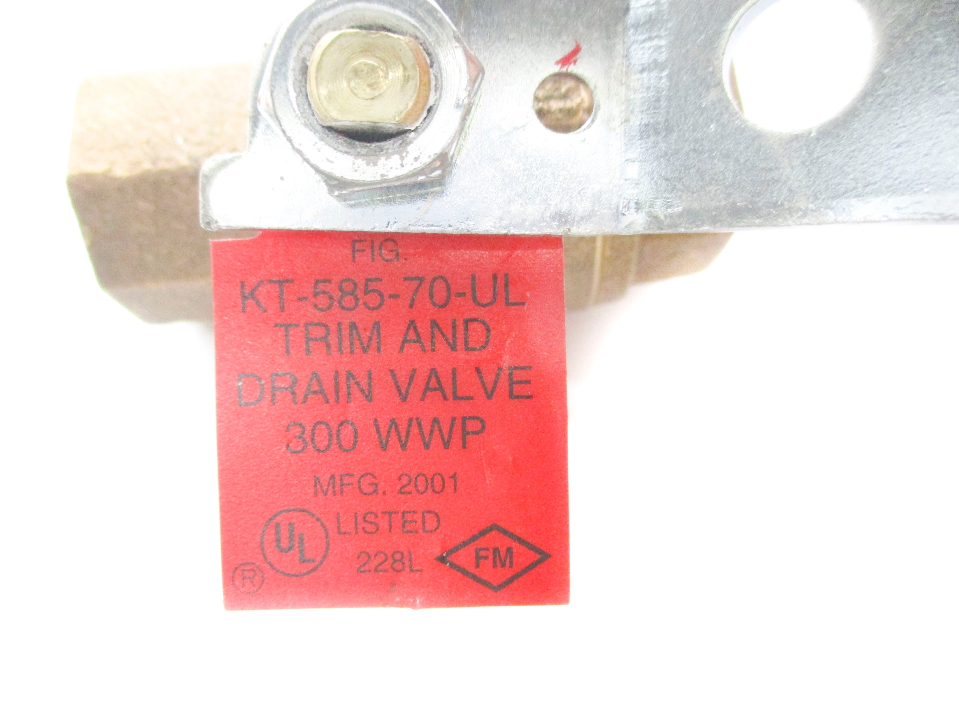 NIBCO KT-585-70-UL 300WWP 1/2" NSNP