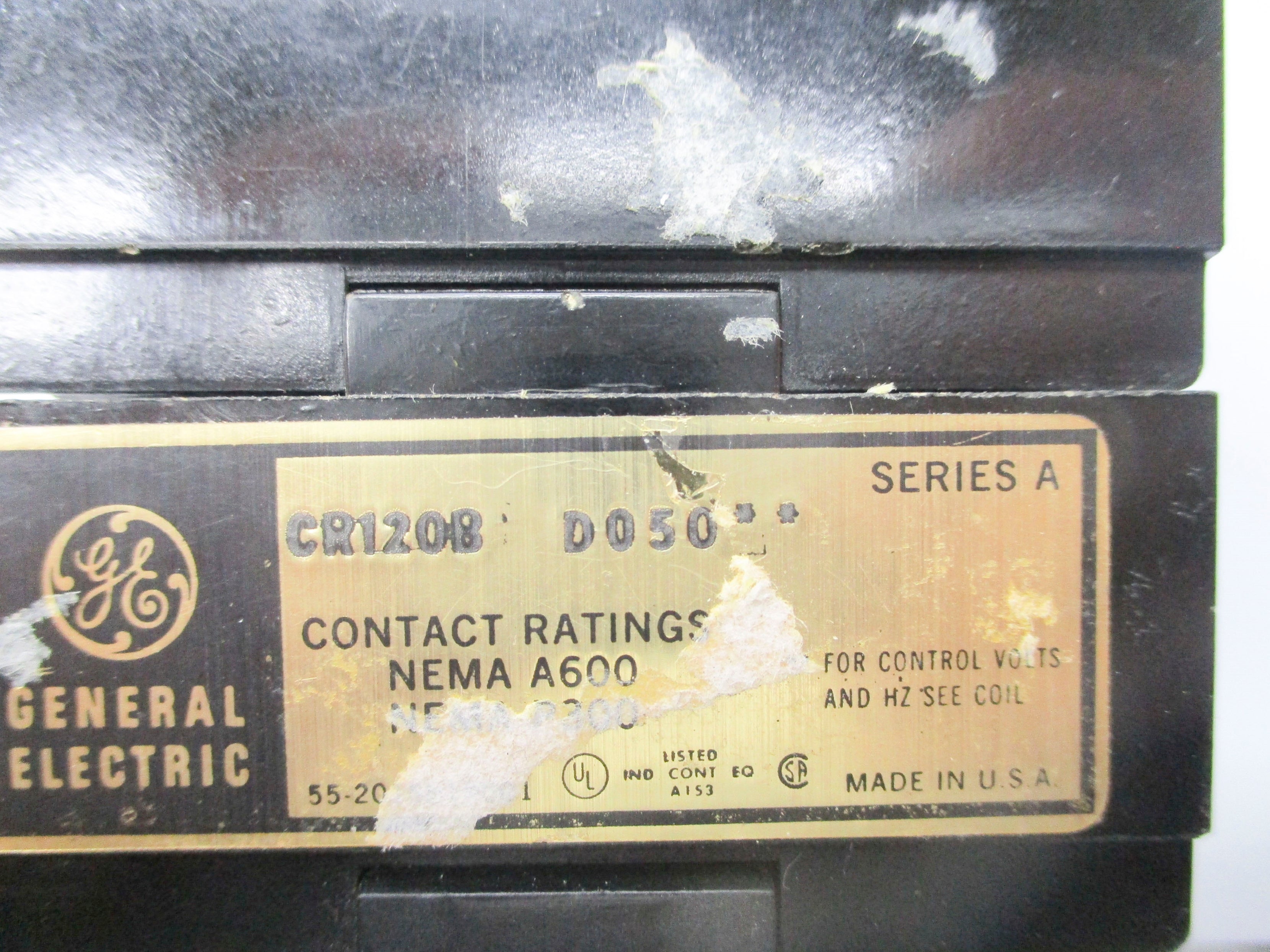 GENERAL ELECTRIC CR120BD050 SER. A 125VDC NSNP