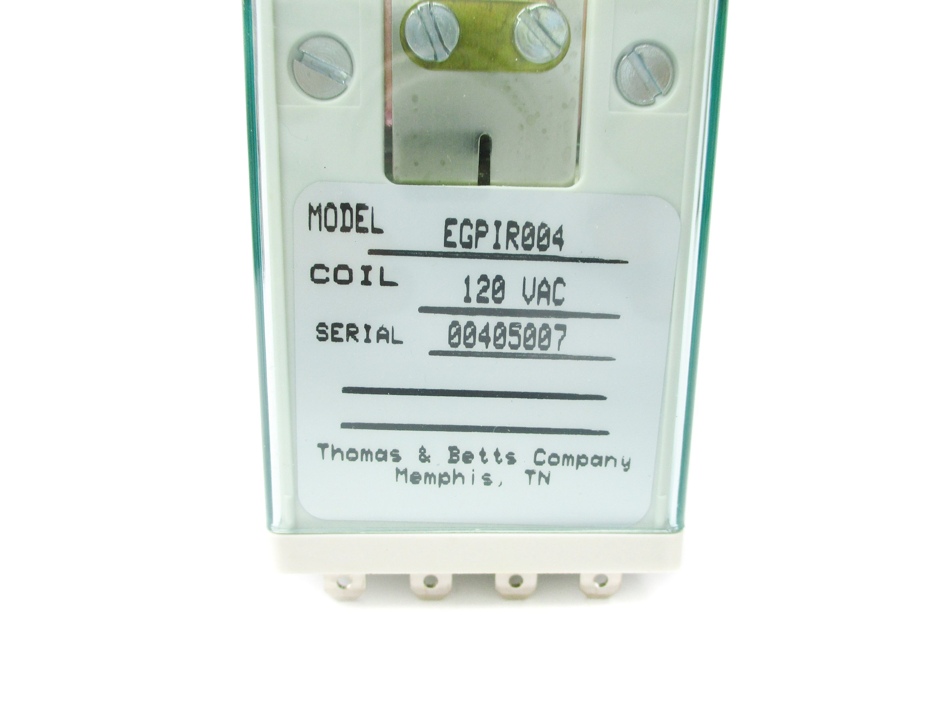 THOMAS & BETTS EGPIR004 120VAC NSNP