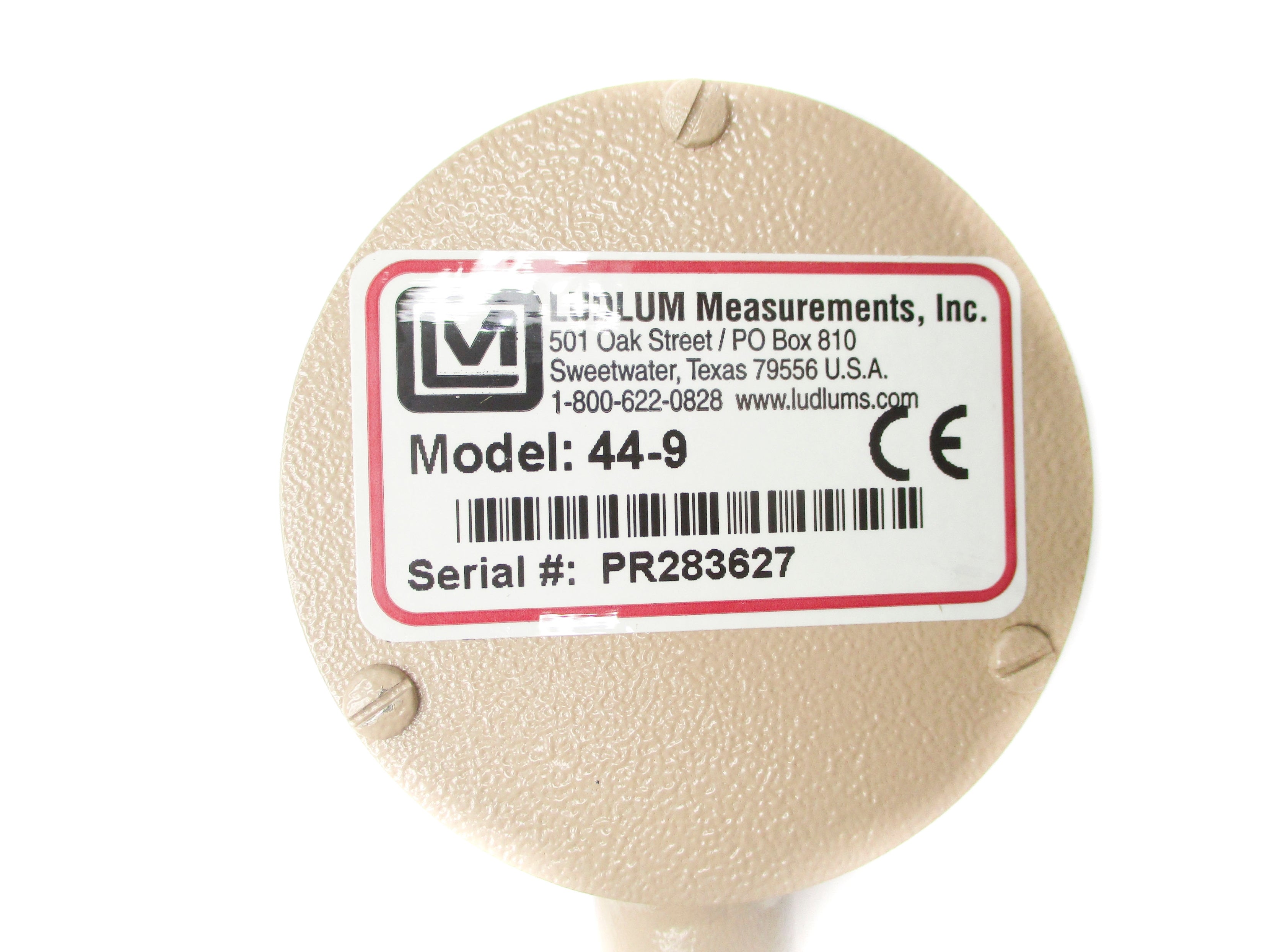 LUDLUM MEASUREMENTS 44-9 PANCAKE G-M DETECTOR NSNP