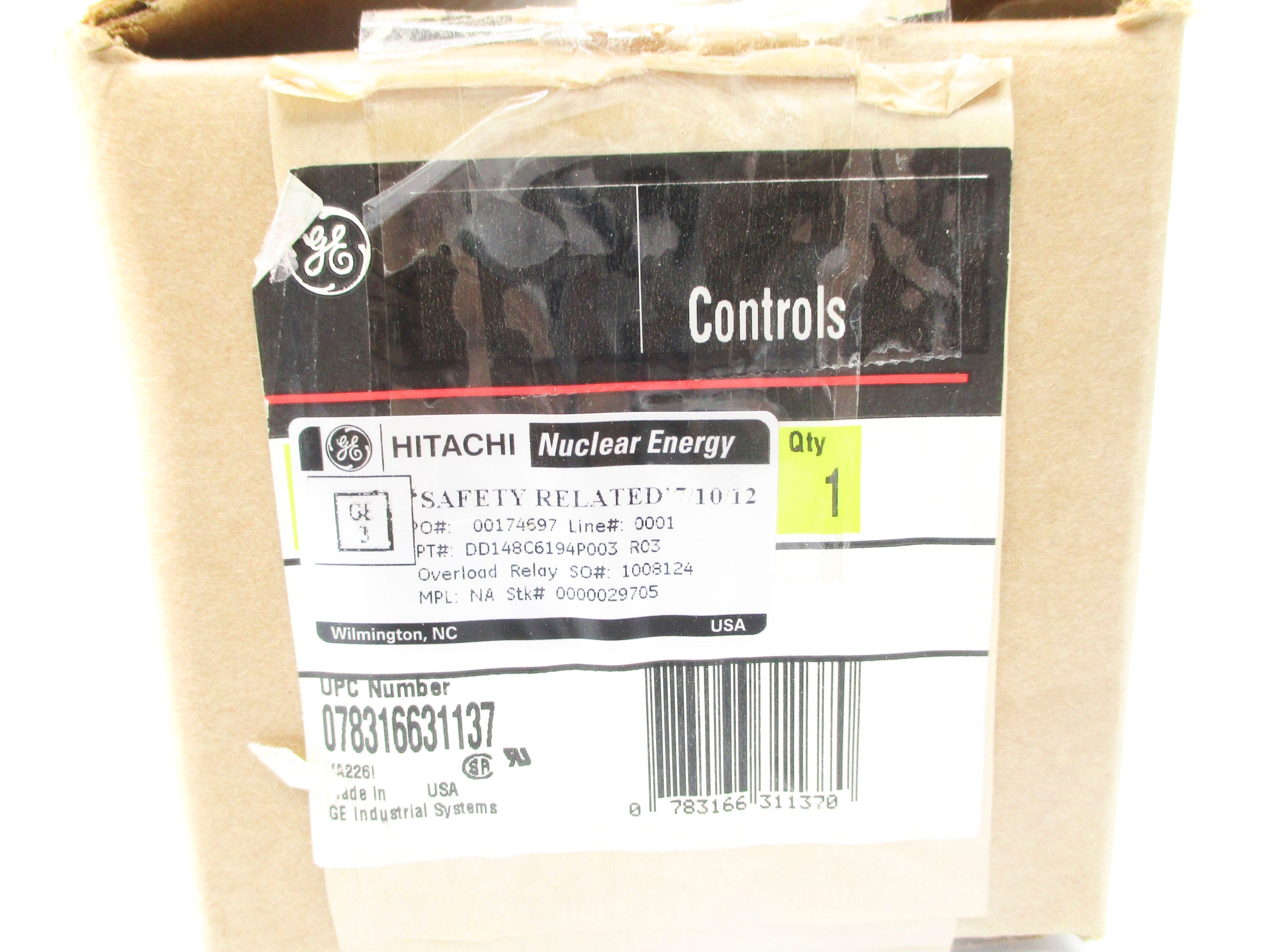 GENERAL ELECTRIC DD148C6194P003 NSMP