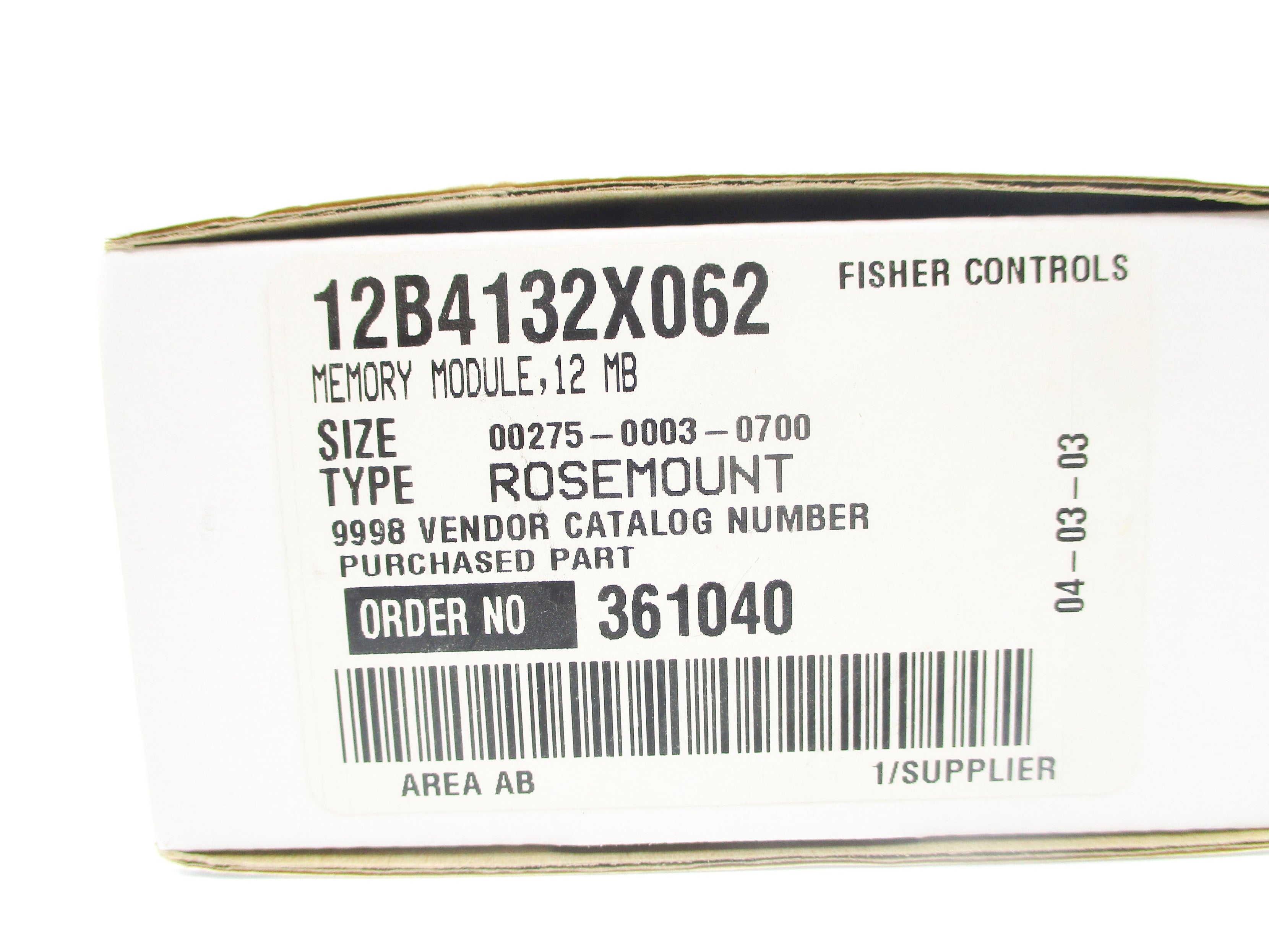 FISHER CONTROLS 00275-0003-0700 NSMP