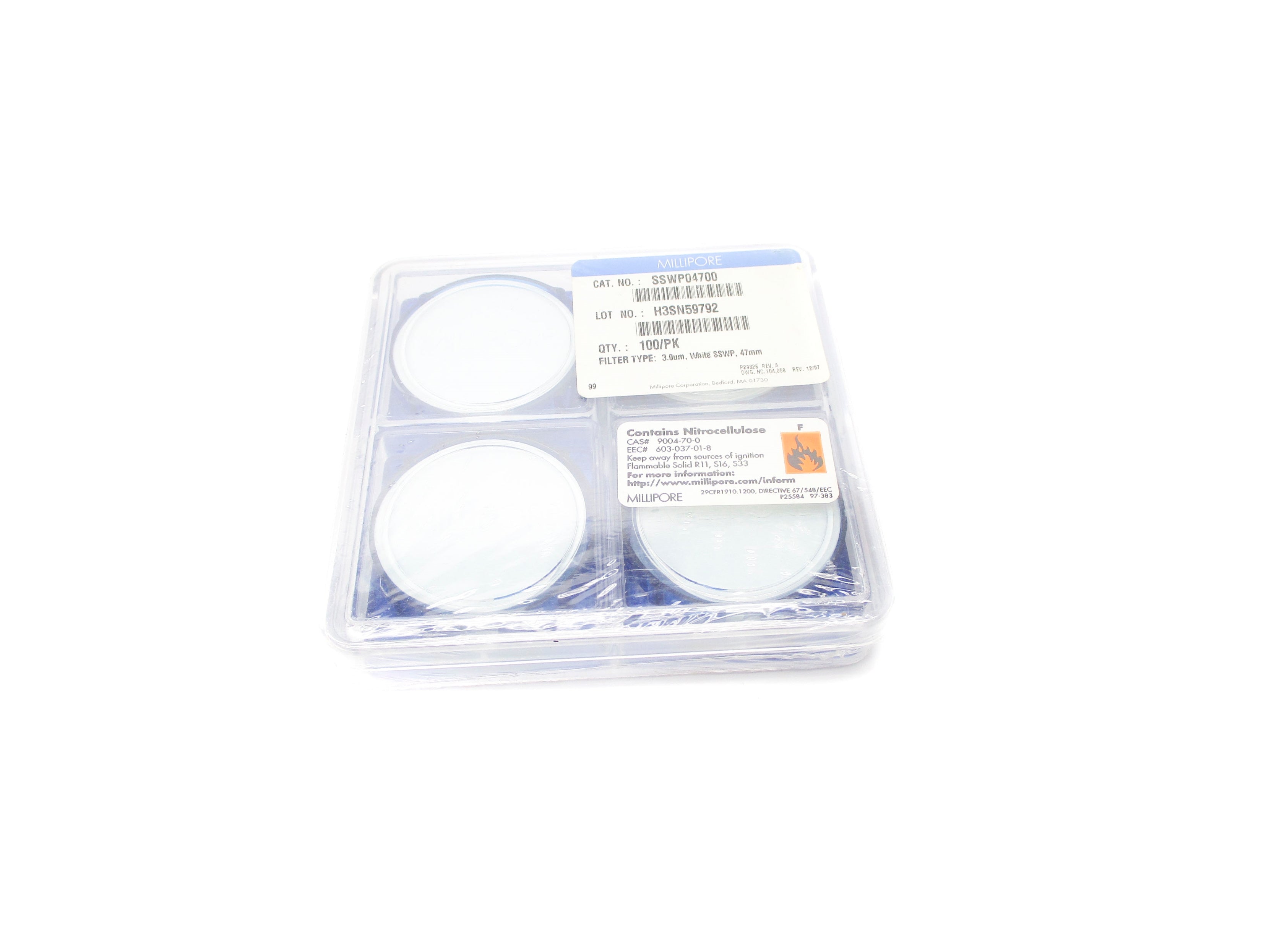 MILLIPORE SSWP04700 (PKG OF 100) NSMP