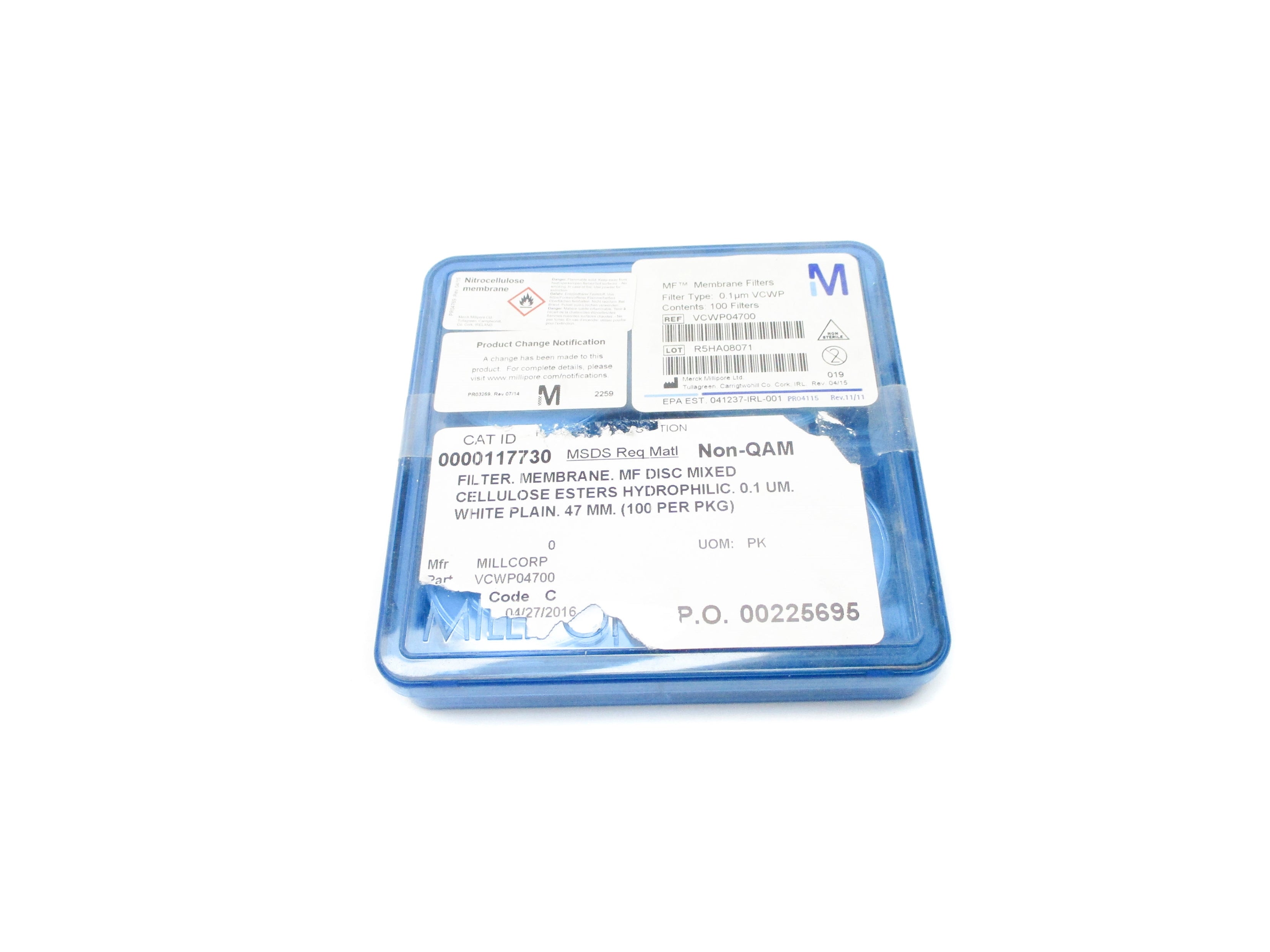MILLIPORE VCWP04700 (PKG OF 100) NSMP