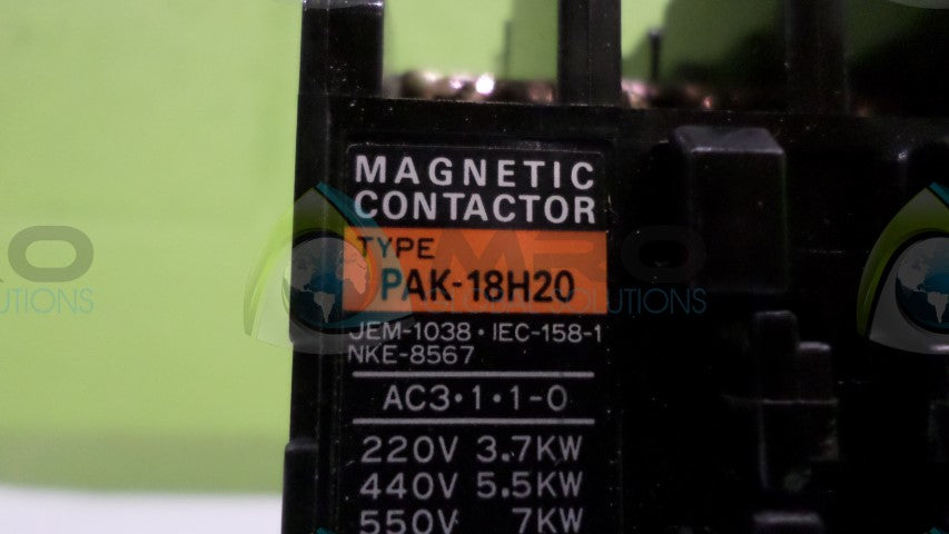 TOGAMI ELECTRIC PAK-18H20 MAGNETIC CONTACTOR *NEW NO BOX*