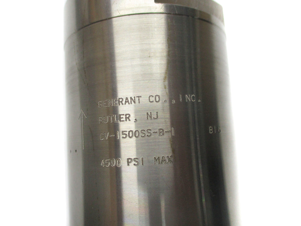 GENERANT CV-1500SS-B-1 4500PSI NSNP