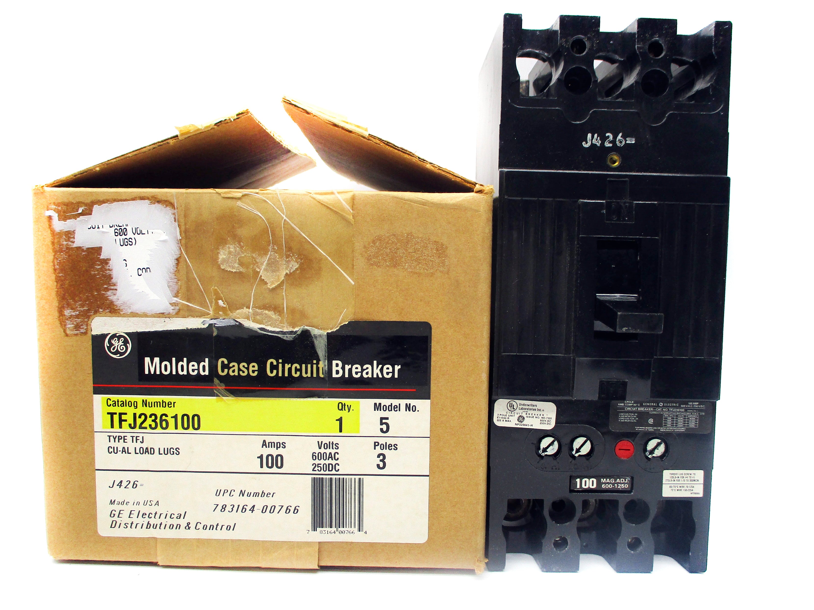 GENERAL ELECTRIC TFJ236100 100A 600VAC NSMP