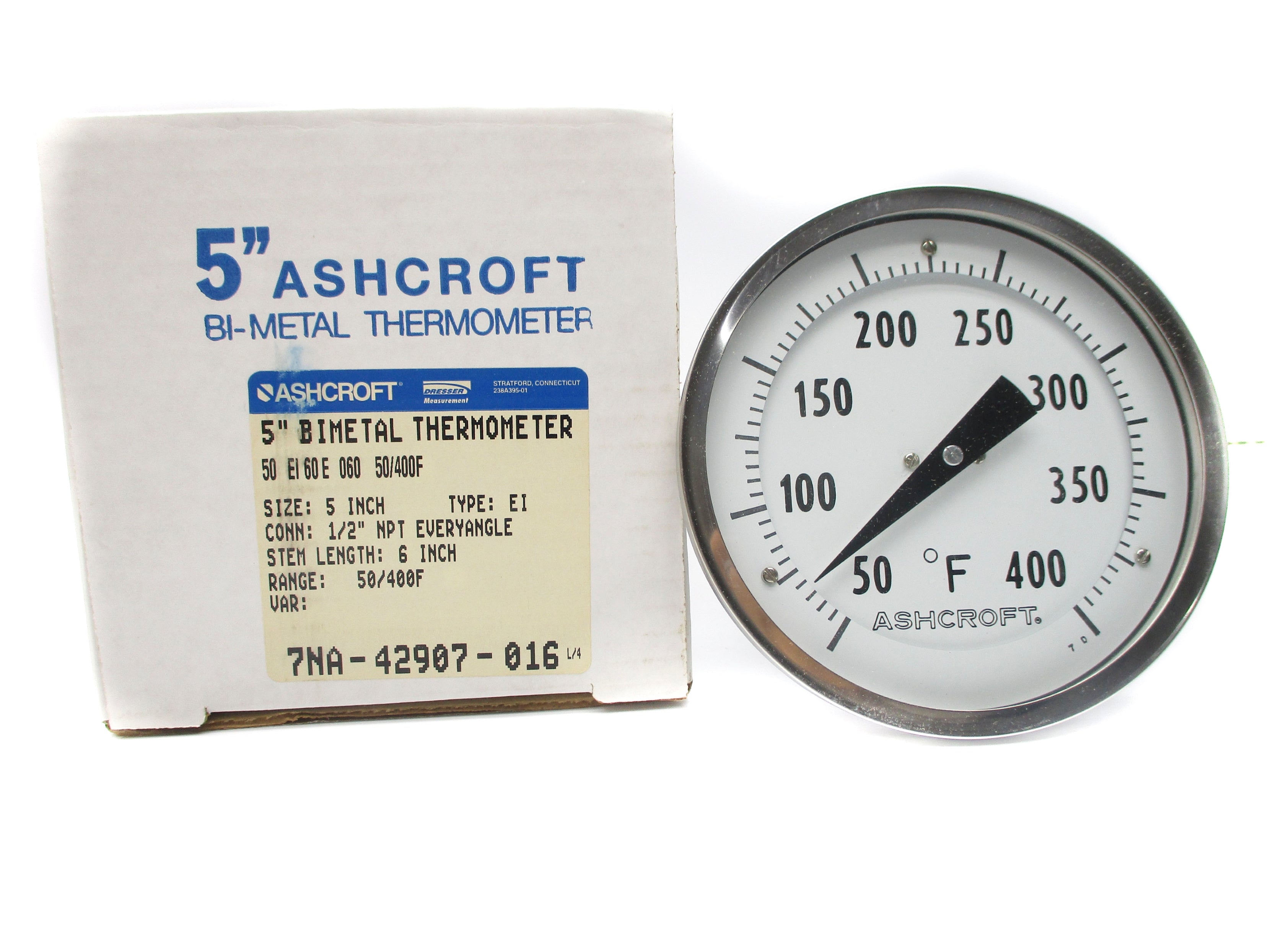 ASHCROFT 50EI60E060 50/400'F 5" NSMP