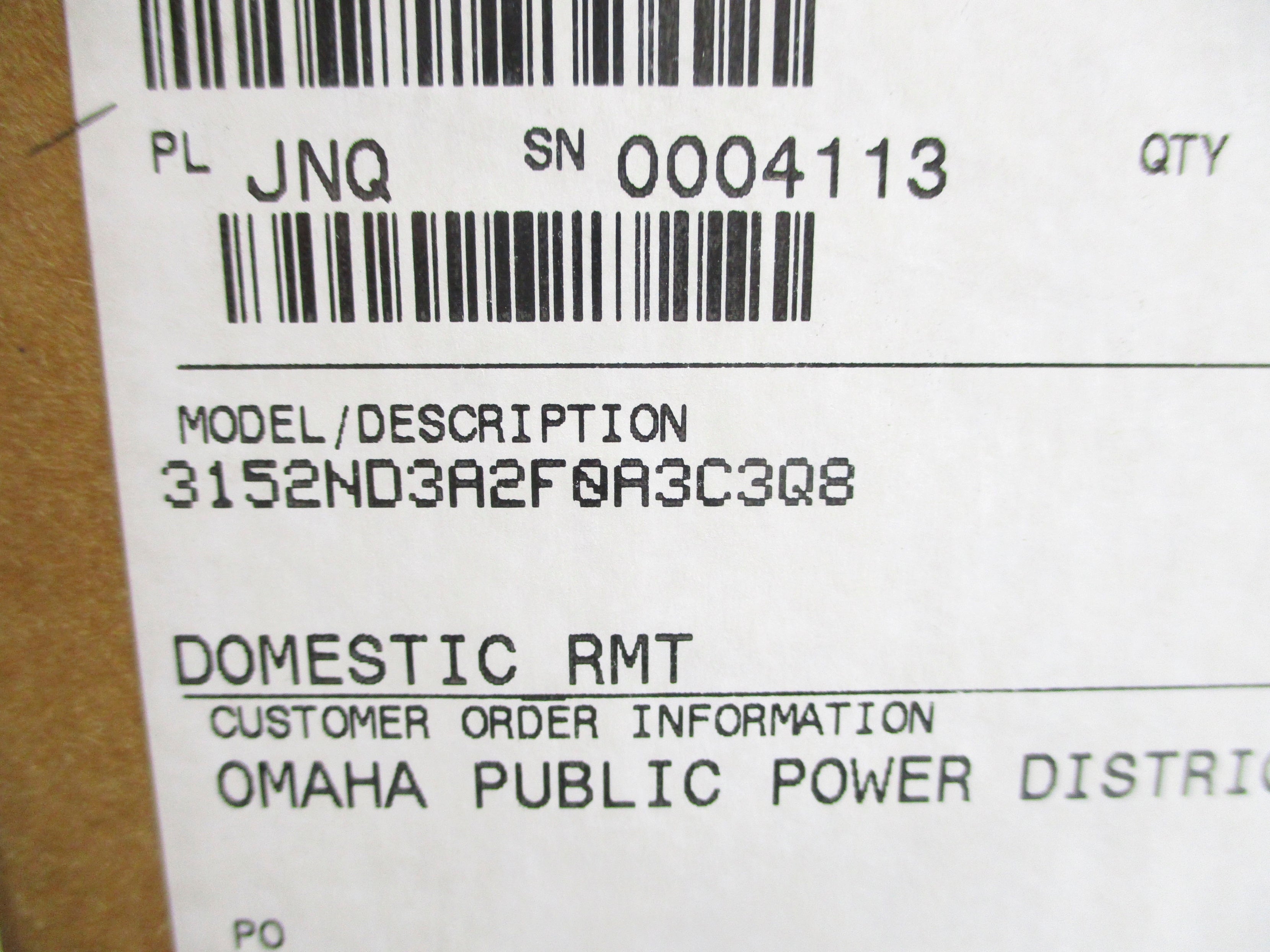 ROSEMOUNT 3152ND3A2F0A3C3Q8 3626PSIG NSMP