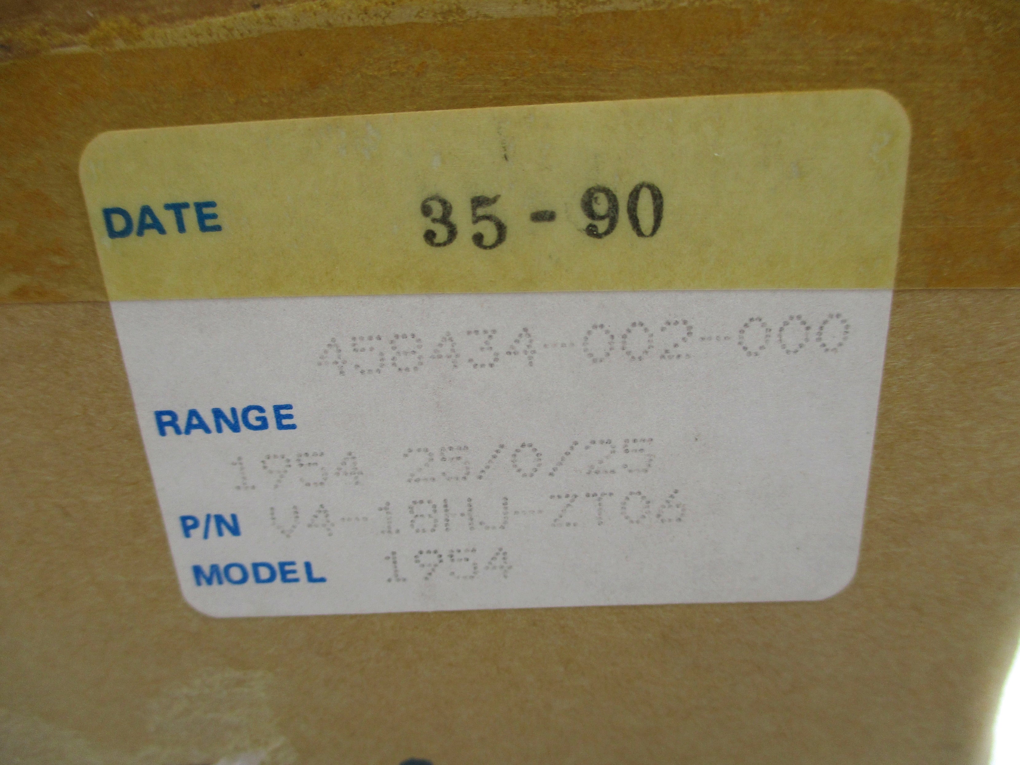 LFE V418-HJZT-06 1954 NSMP
