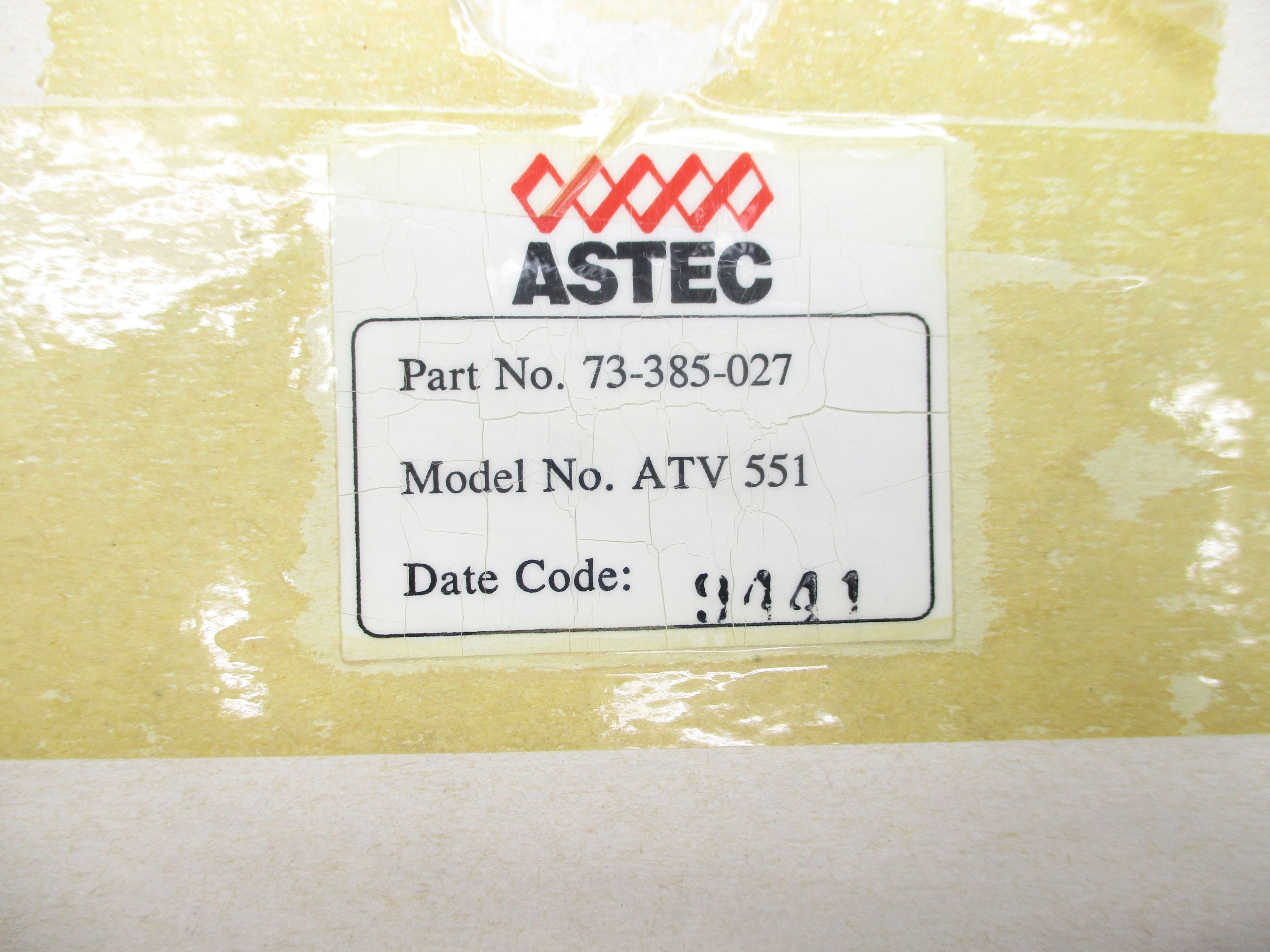 ASTEC ATV551 73-385-027 NSMP