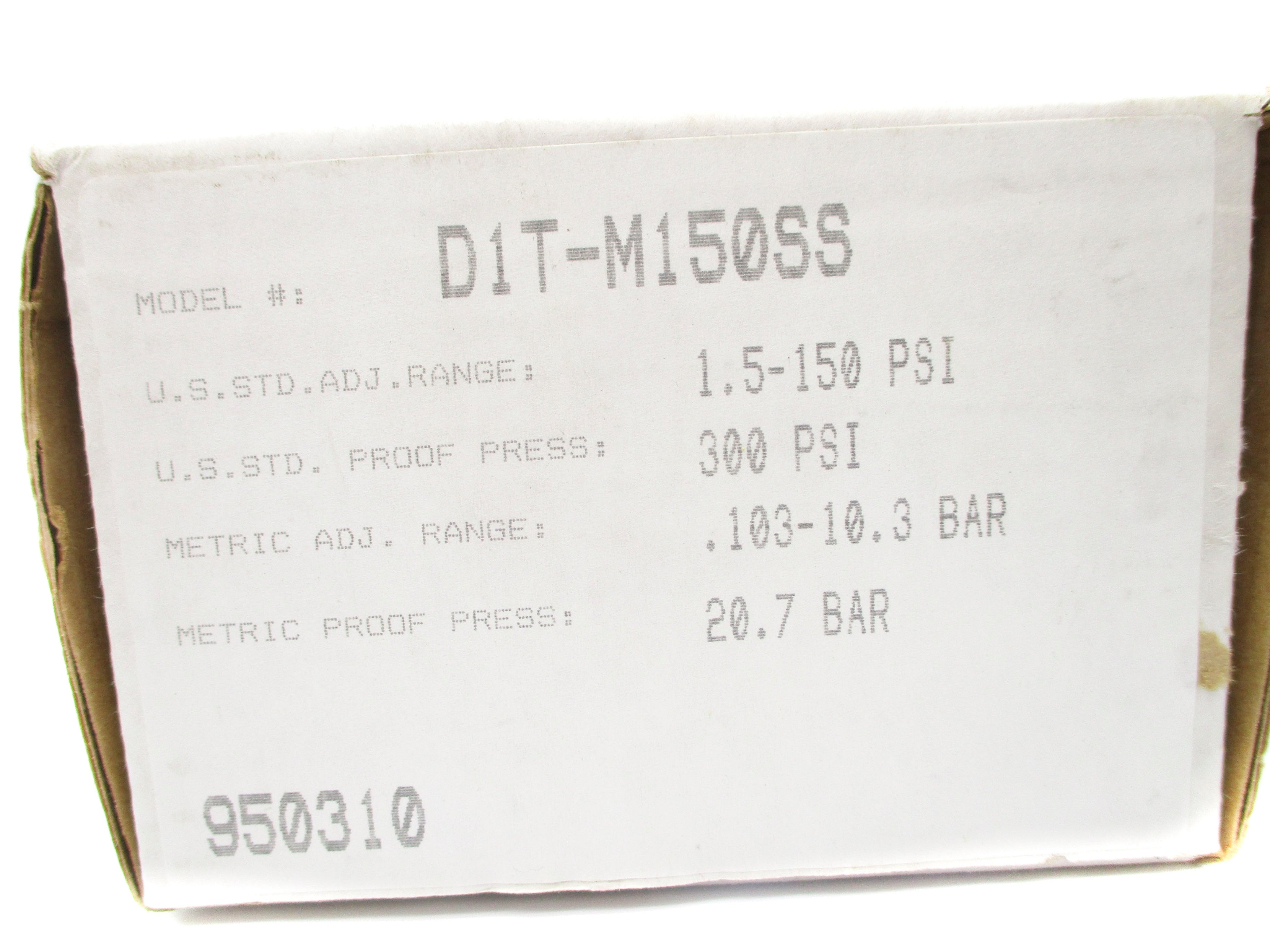 BARKSDALE D1T-M150SS 300PSI NSMP