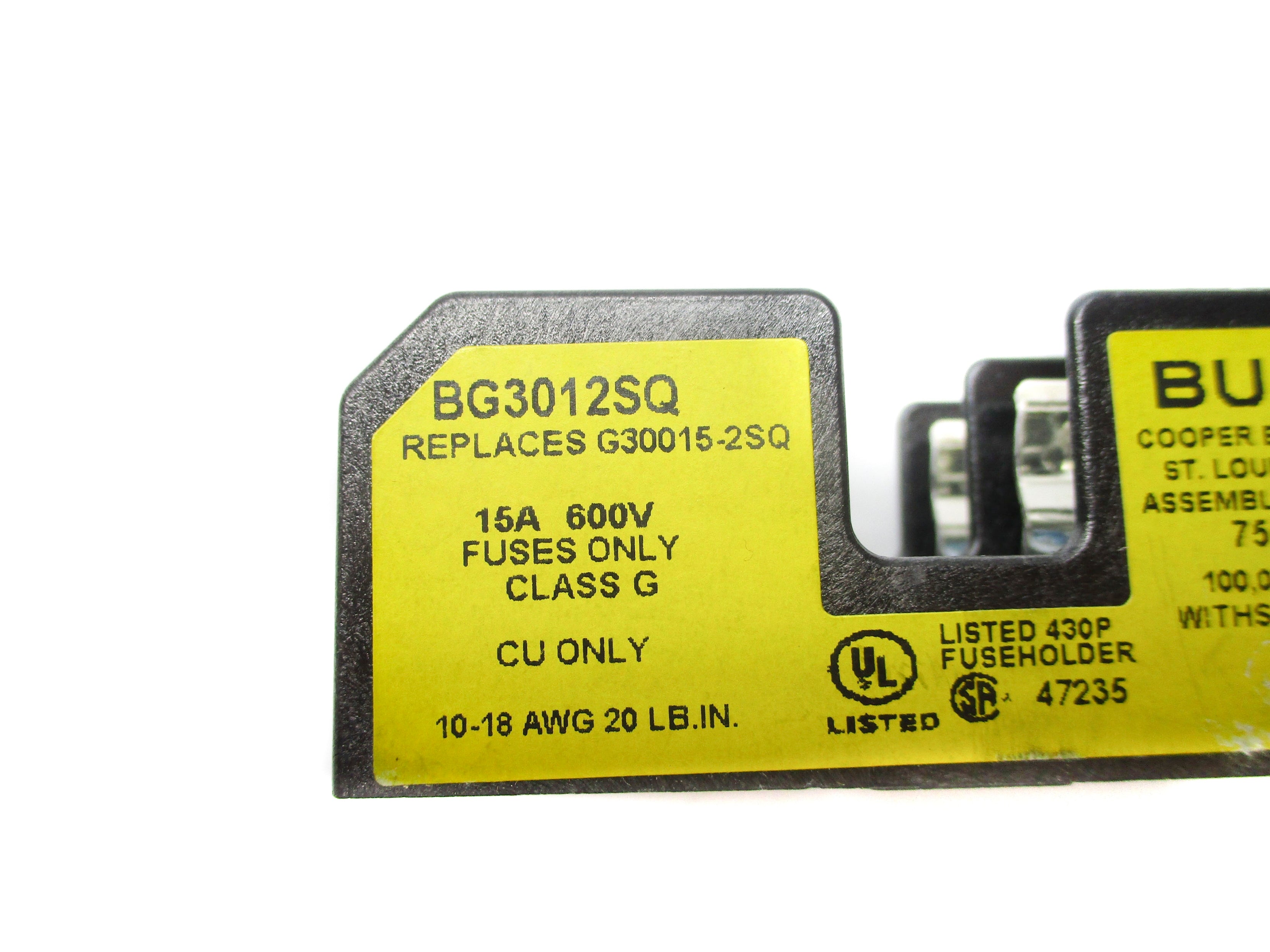 BUSSMANN BG3012SQ NSNP