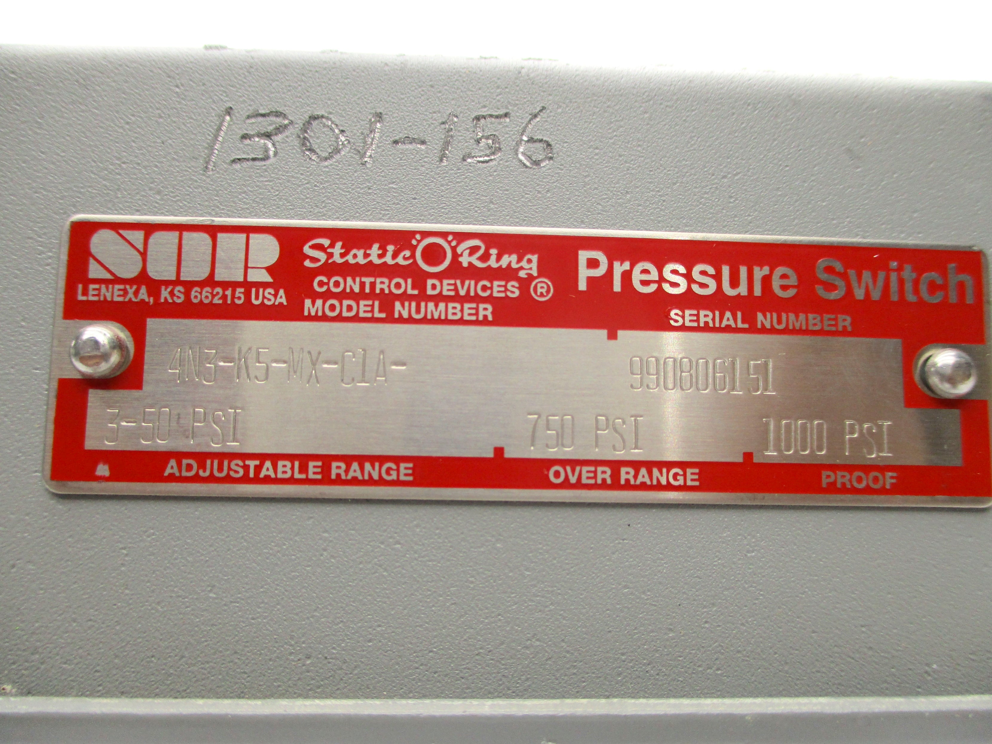 SOR 4N3-K5-MX-C1A- 1000PSI NSNP