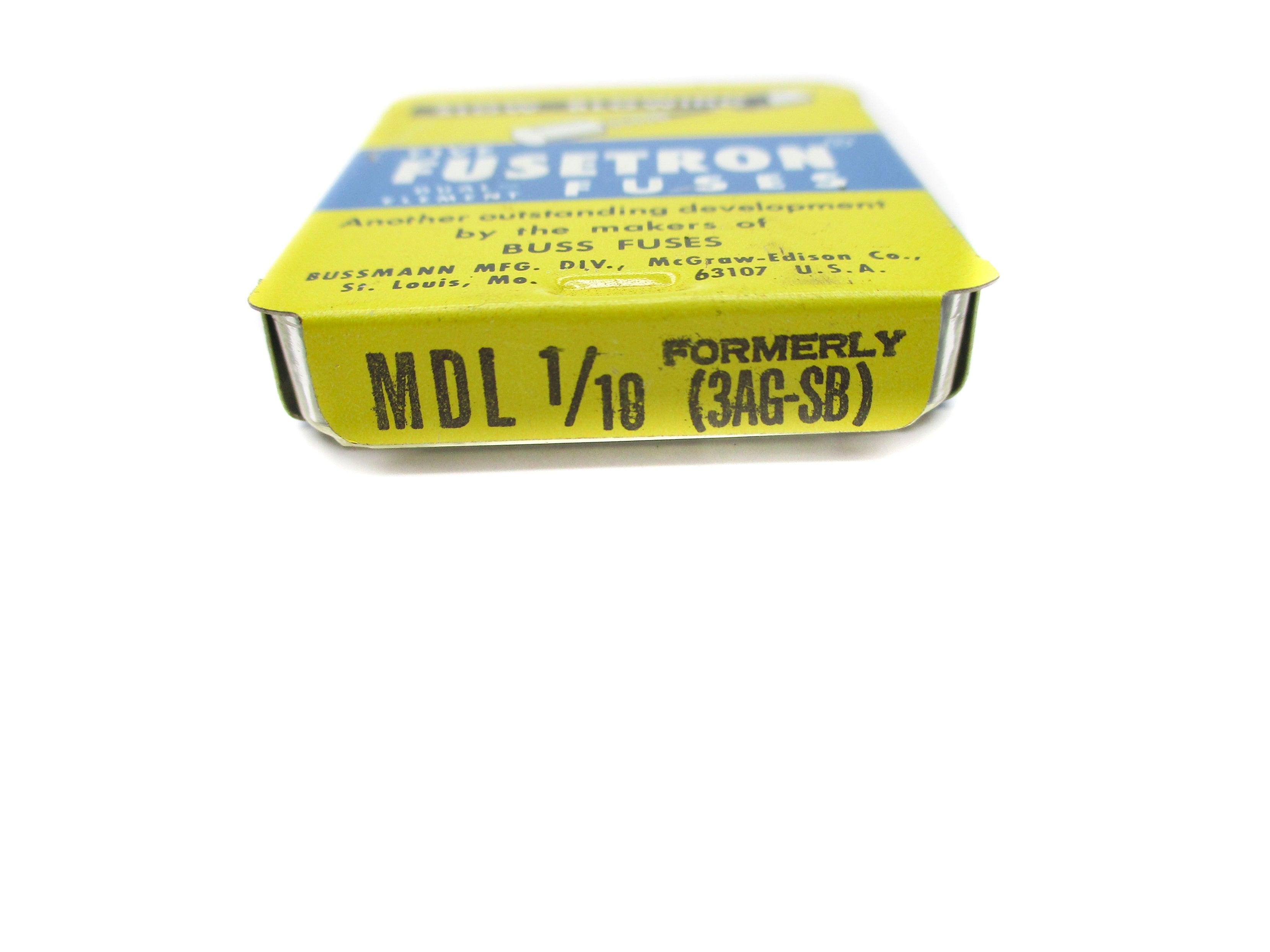 BUSSMANN MDL-1/10 (PKG OF 5) NSMP