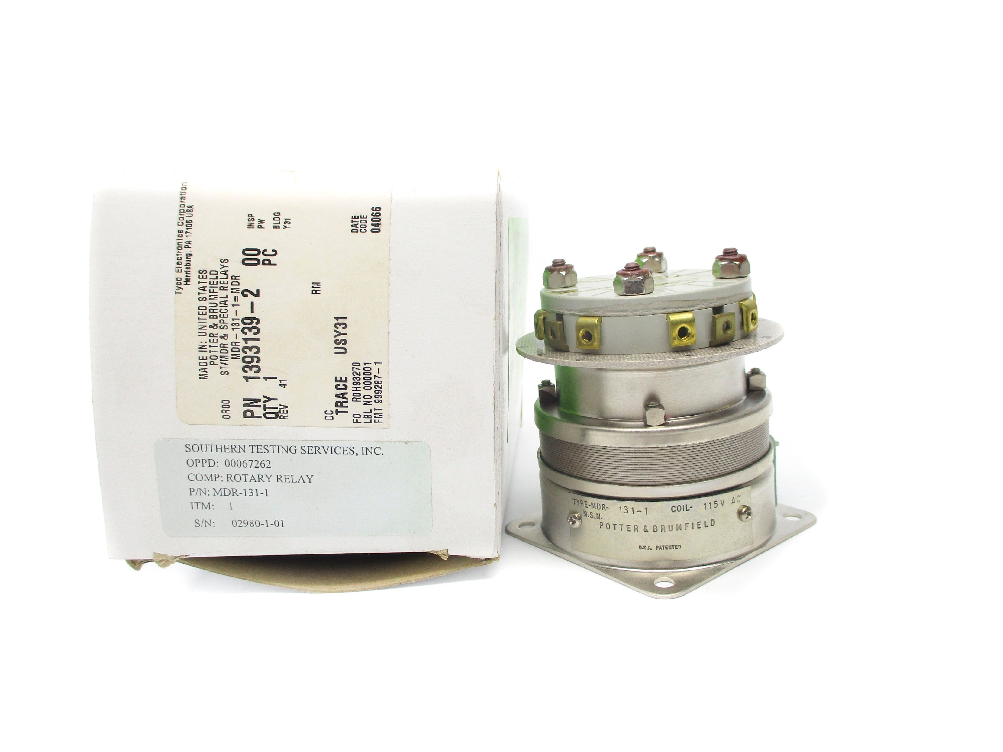 SOUTHERN TESTING SERVICES MDR-131-1 115VAC NSMP