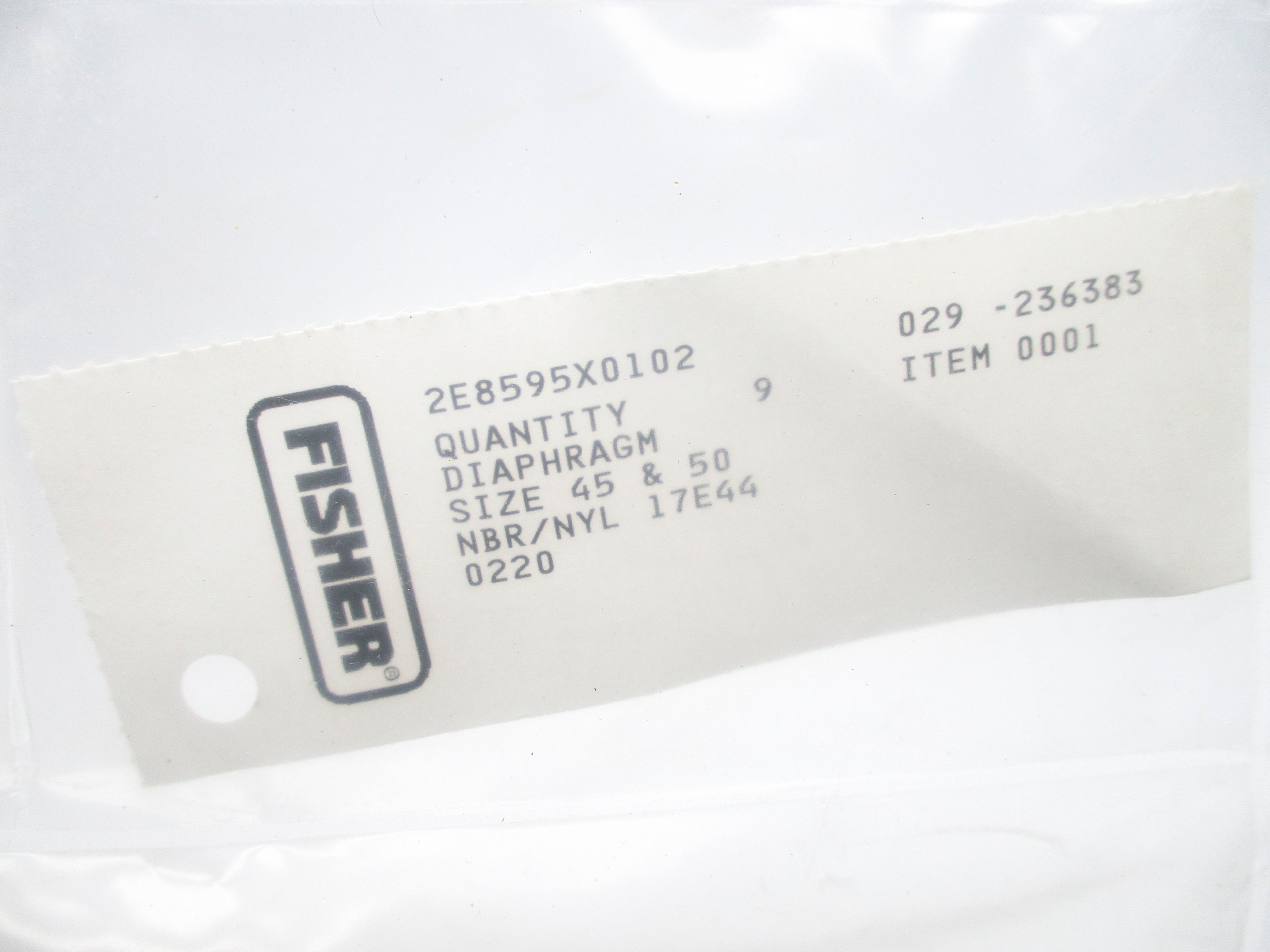 FISHER 2E8595X0102 NSMP