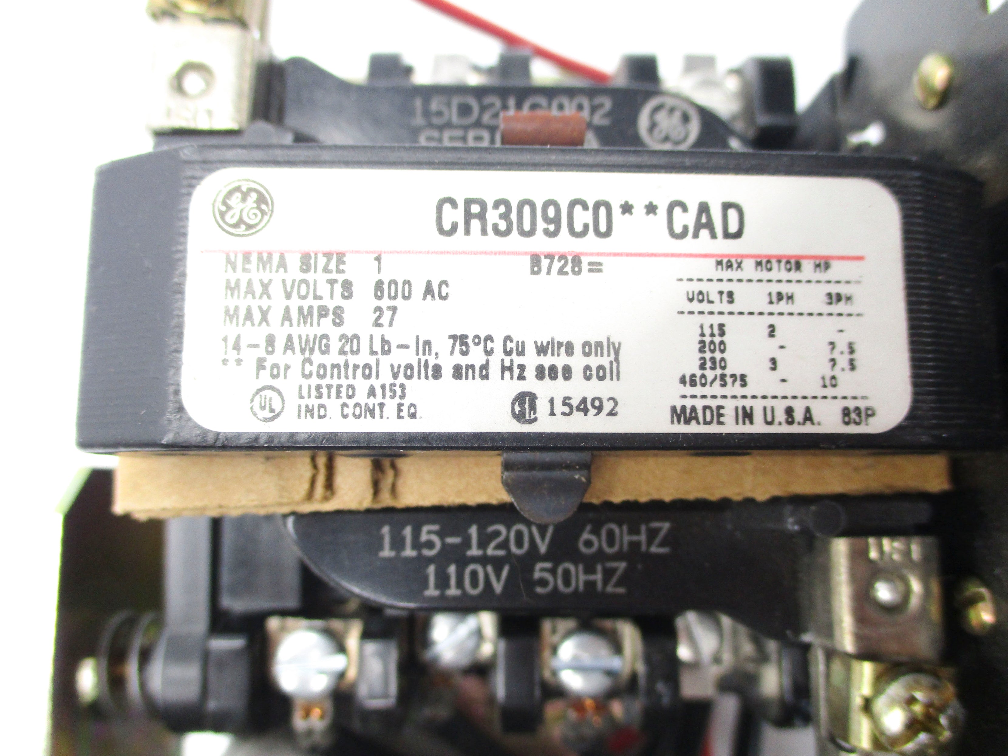 GENERAL ELECTRIC CR309C0**CAD NSNP