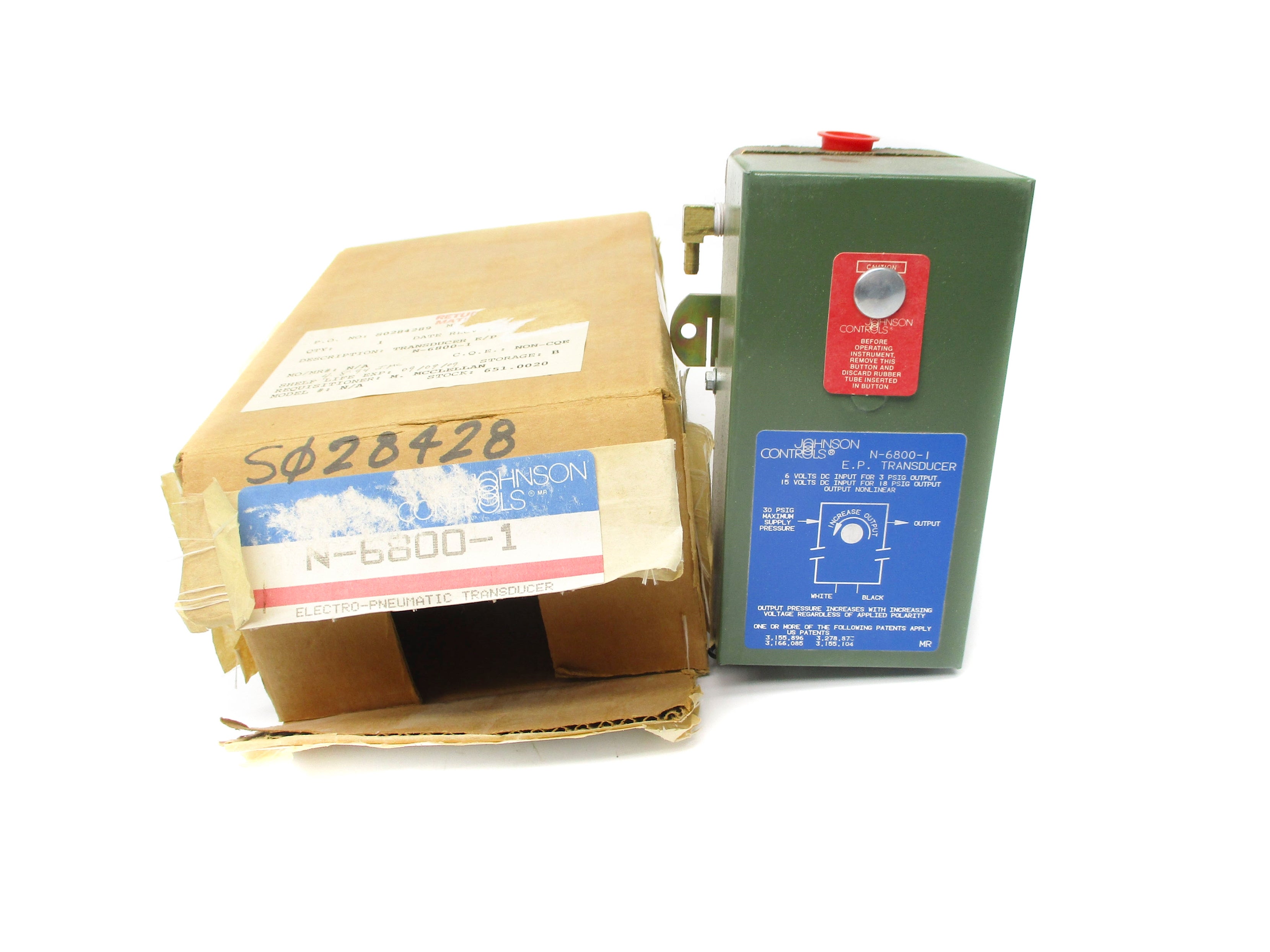 JOHNSON CONTROLS N-6800-1 NSMP