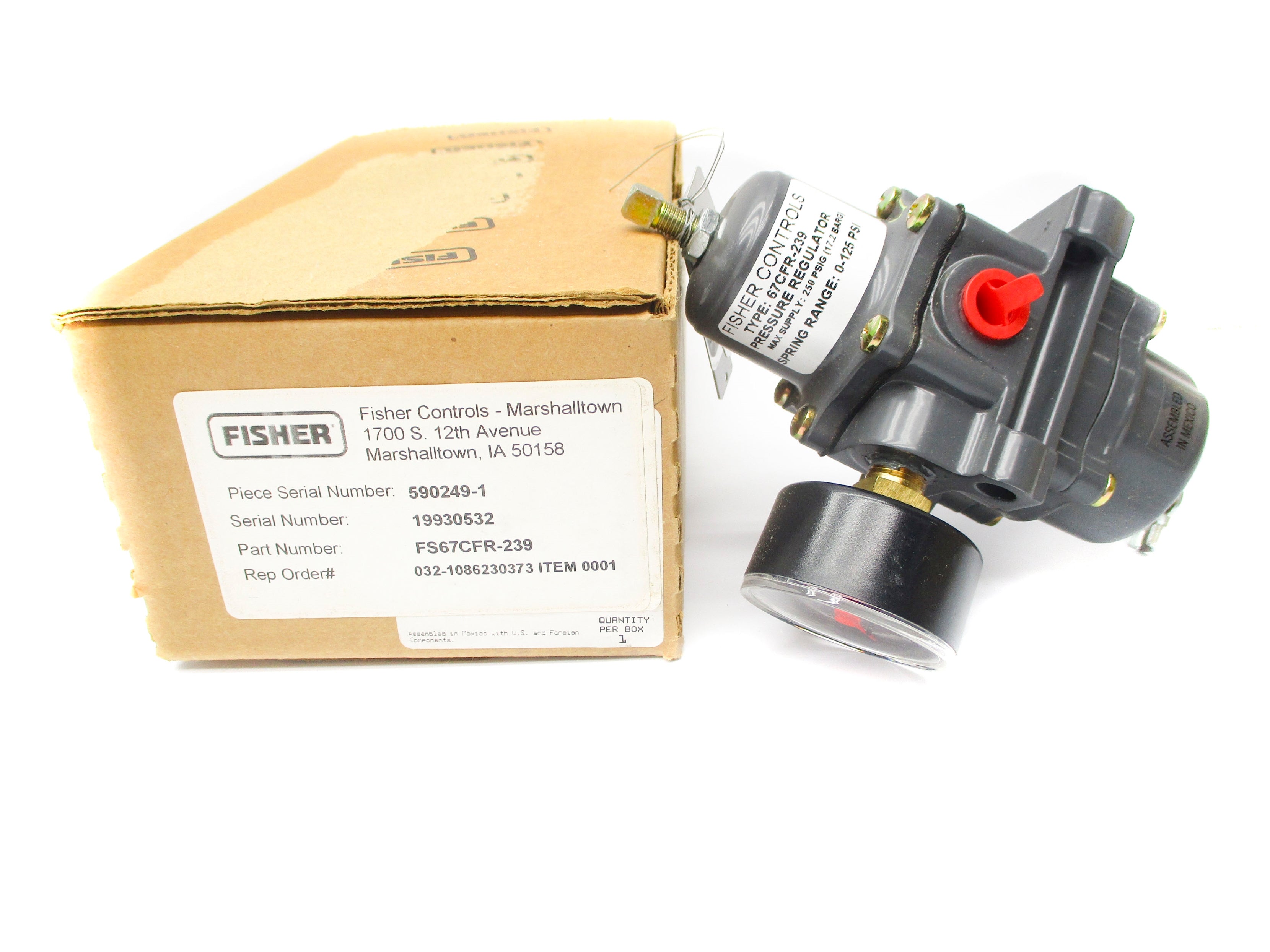 FISHER FS67CFR-239 0-160PSI NSMP