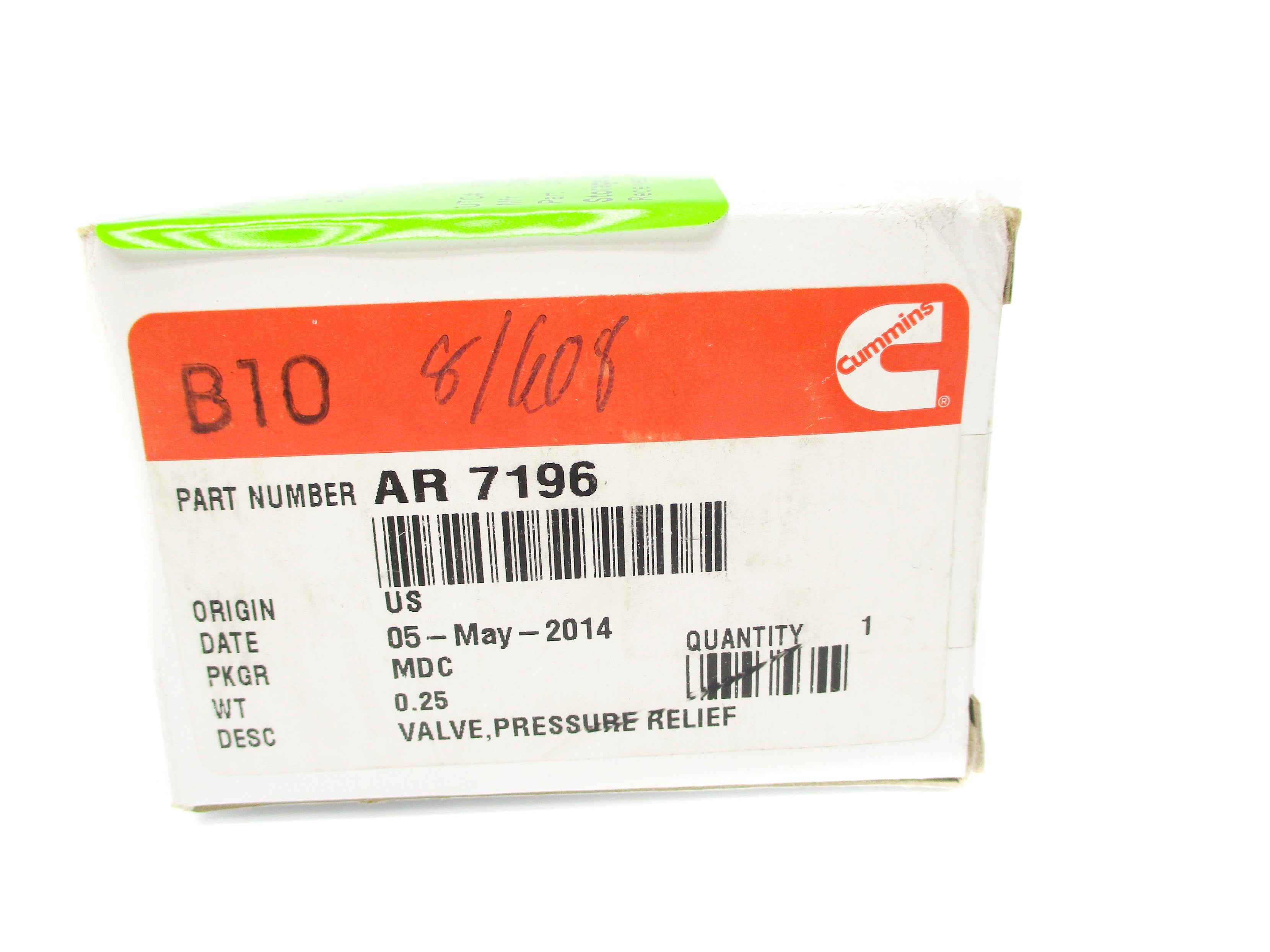 CUMMINS AR7196 B10 NSMP